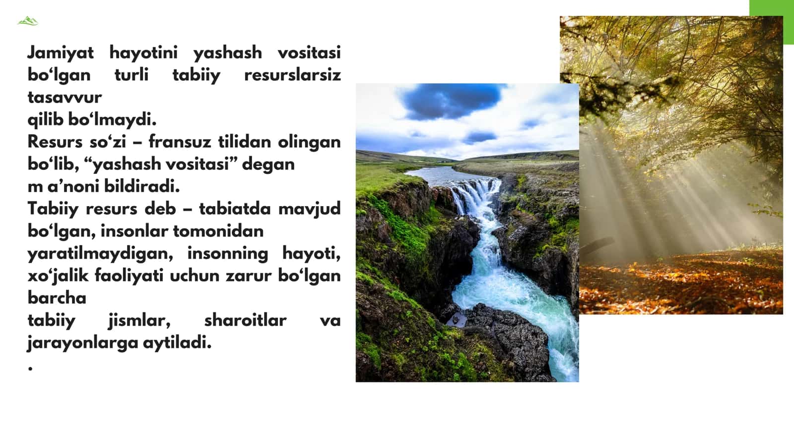 Tabiat resurslari 3