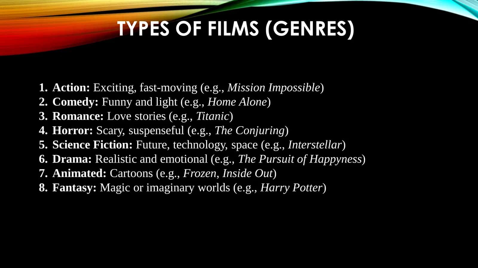 FILMS AND TV PROGRAMS 3