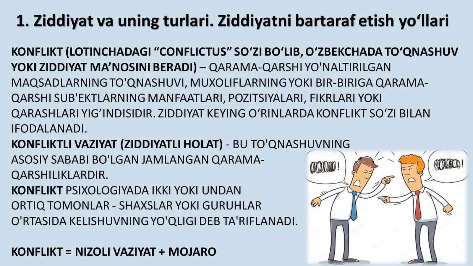 ZIDDIYATLI HOLATLAR ETIKASI 3