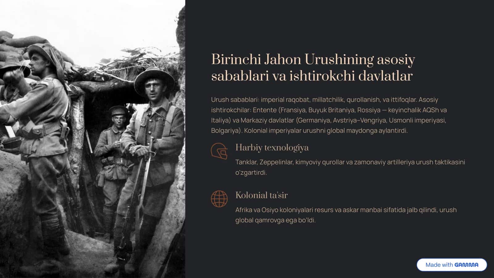 Birinchi va ikkinchi jaxon urish 3