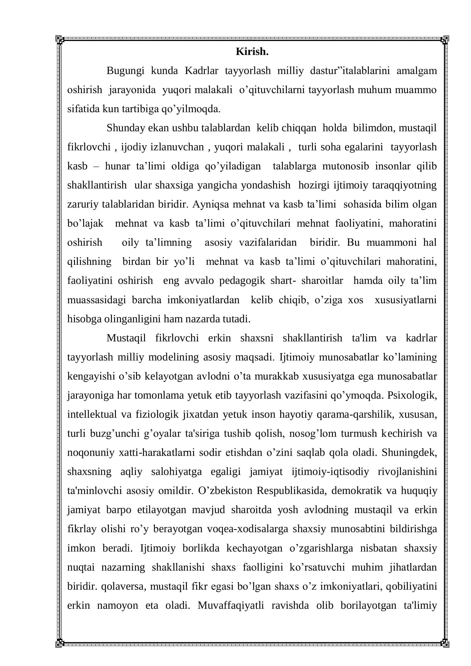 Jamoani shakillantirish uslubiyoti 3