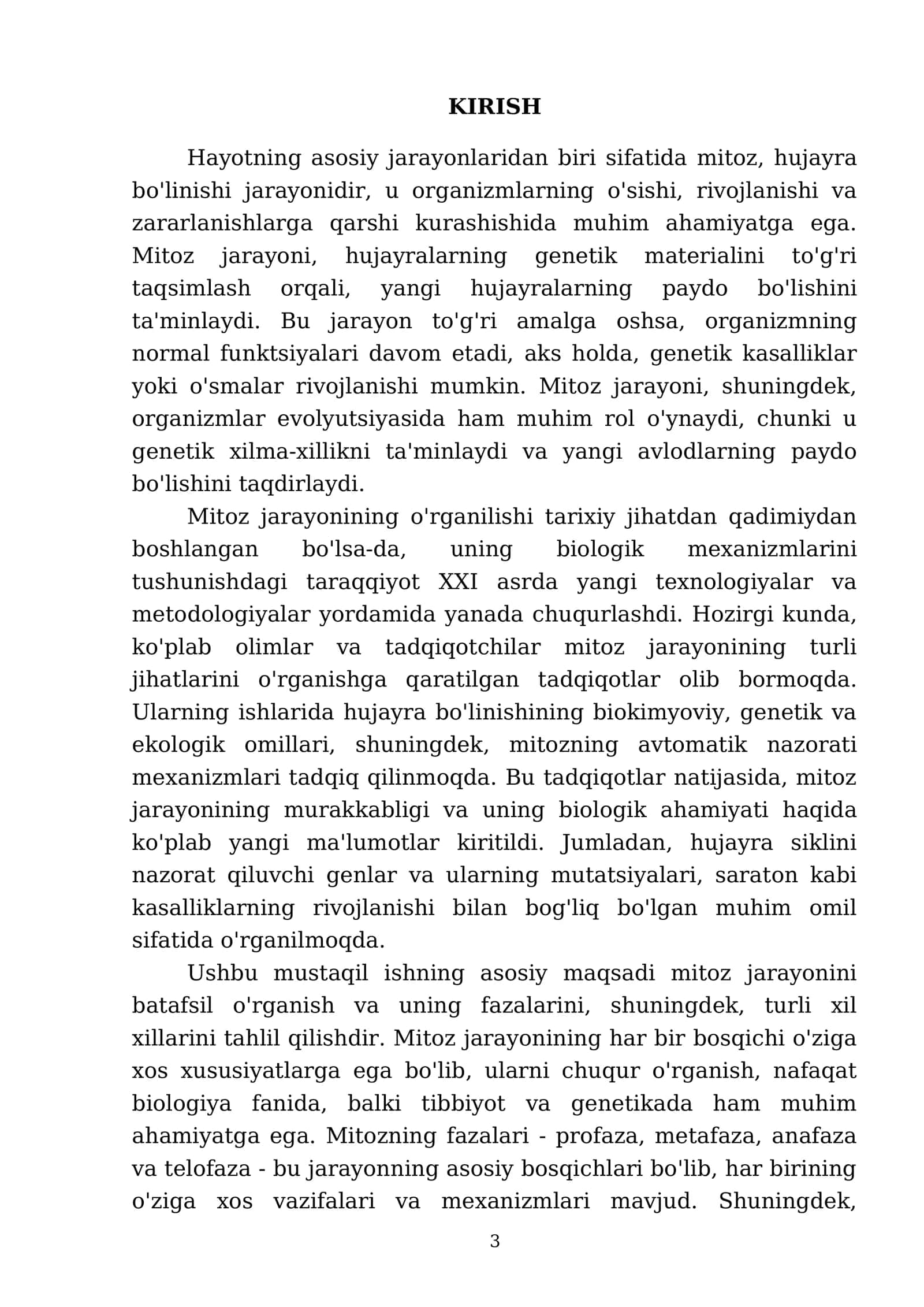Mitoz va uning fazalari. Xillari 3
