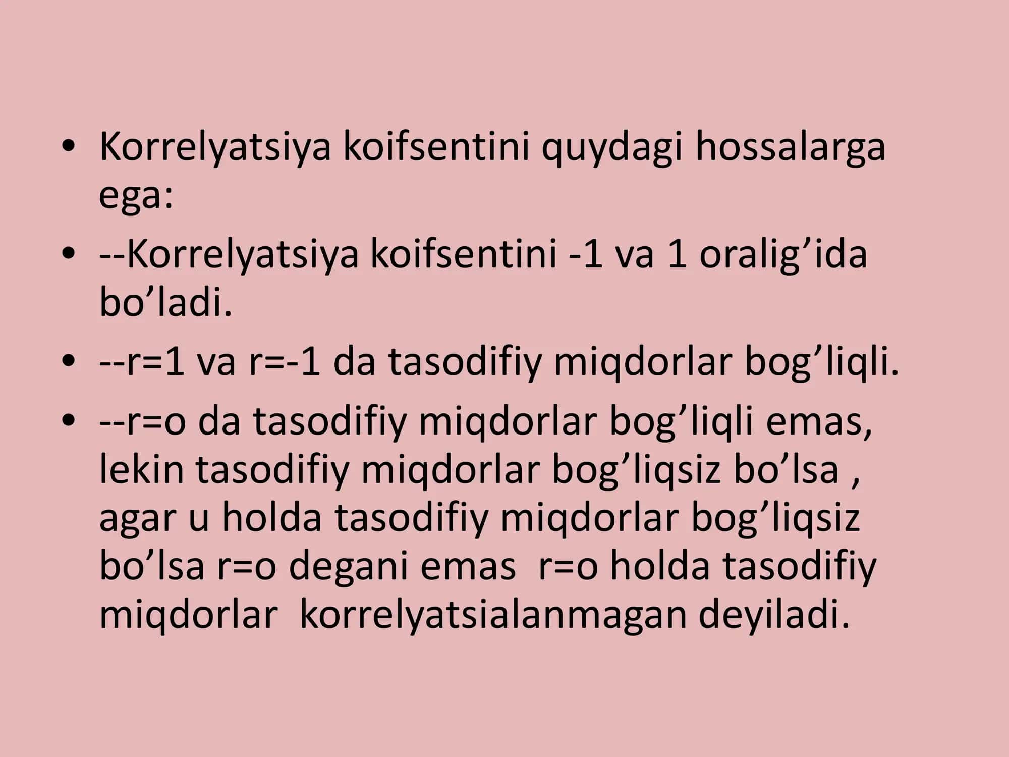 Korrelyatsiya koeffitsiyenti va uning mohiyati 3