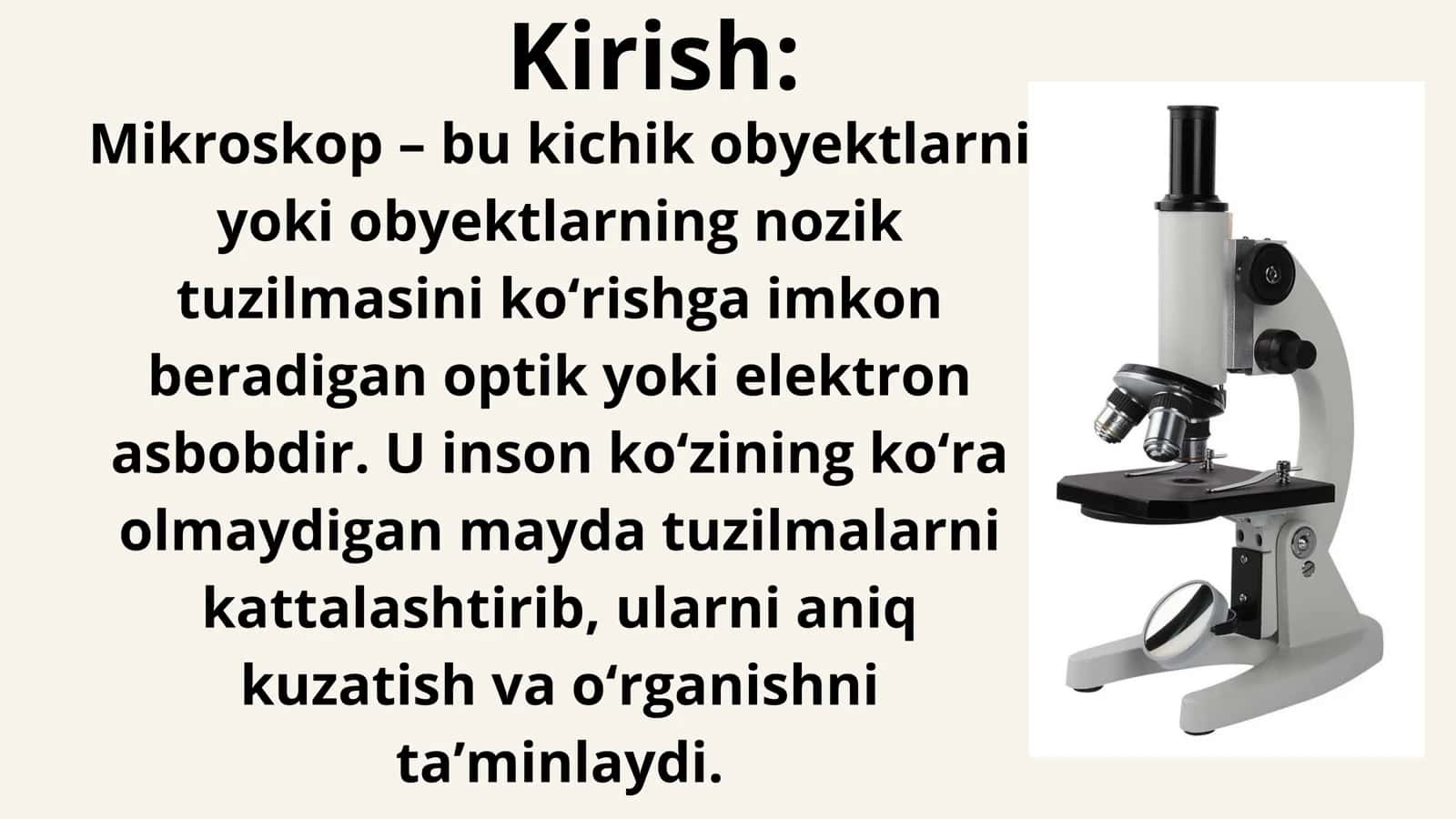 Mikroskop va Mikrotexnika 3