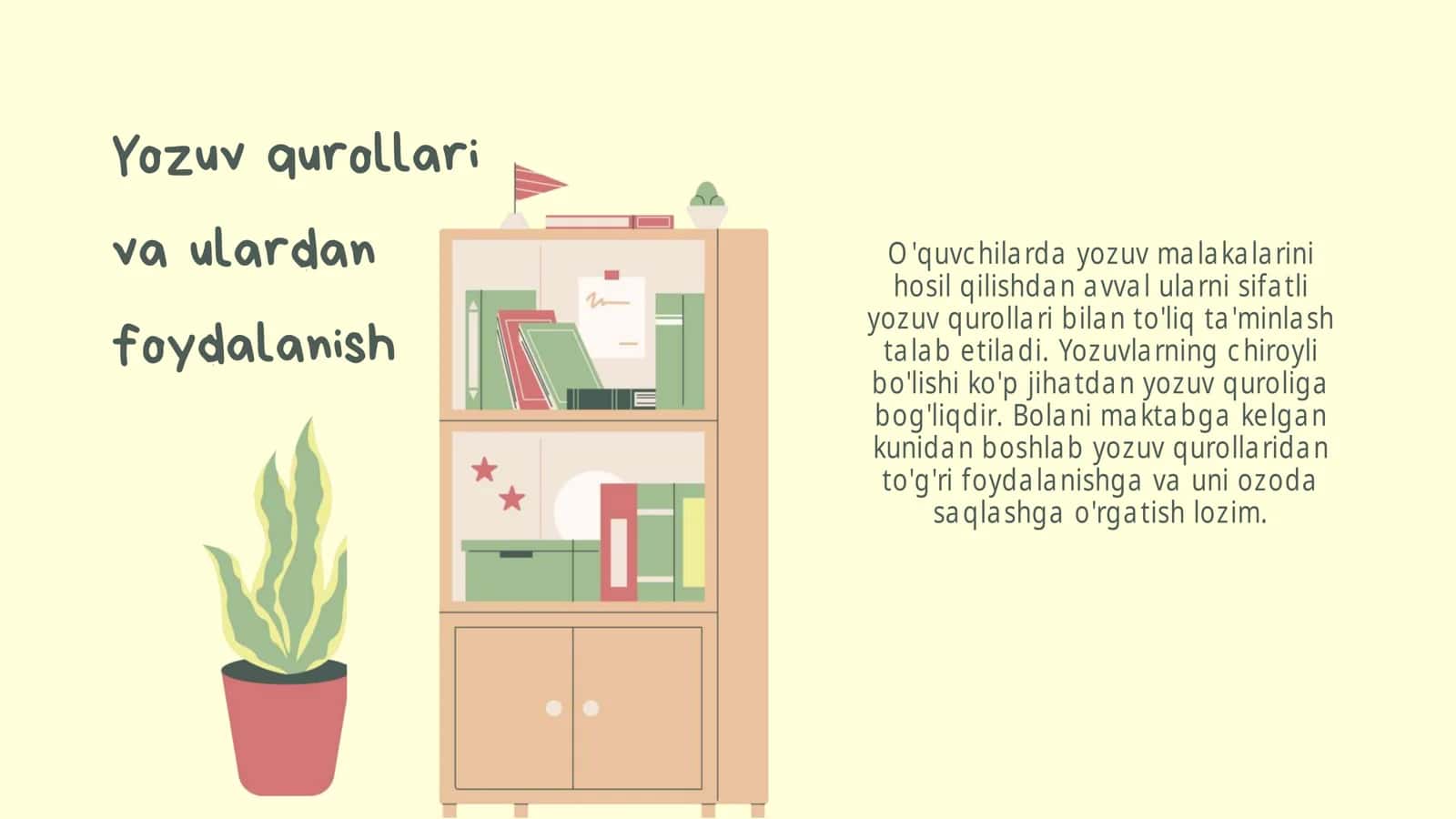 Oʻquv qurollariga qoʻyilgan gigiyenik talablar 3