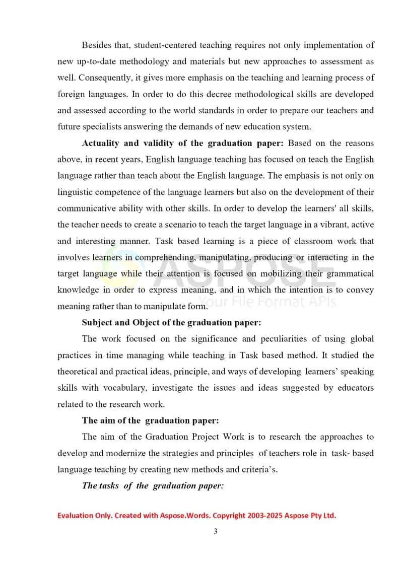 The language learning task: TBL, CBL, PBL 3