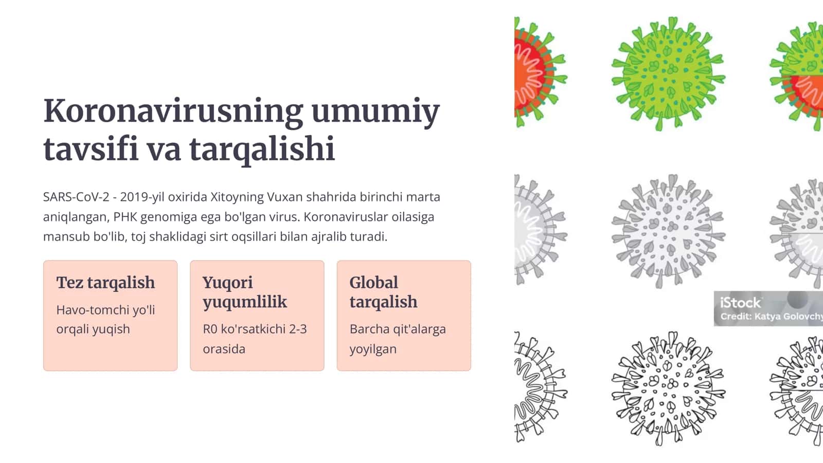 Mikroprеparatlar diagnostikasi  Koronavirus profilaktikasi 3
