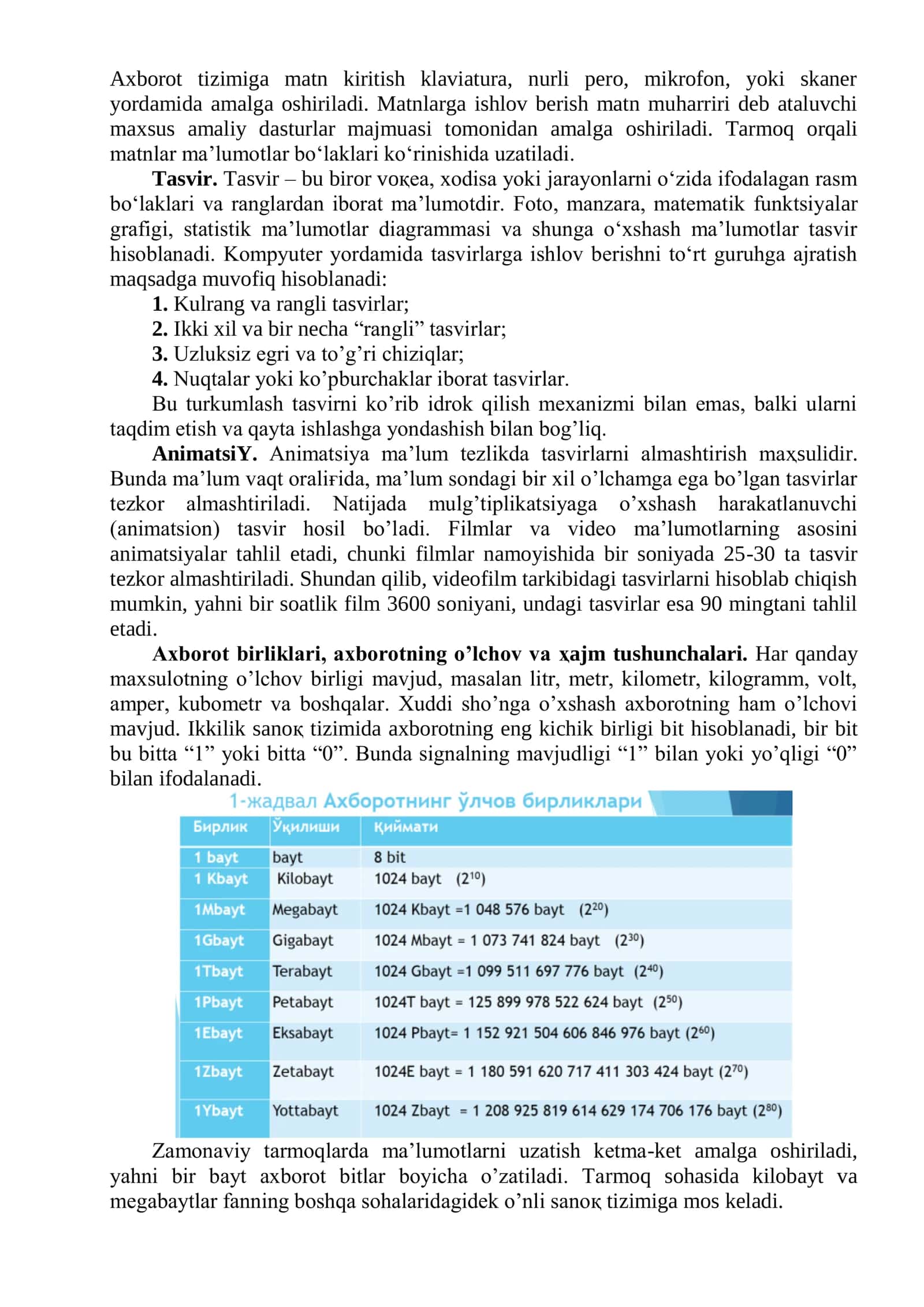 Iqtisodiyotda axborot-kommunikatsion texnologiyalari va tizimlari faniga kirish 3