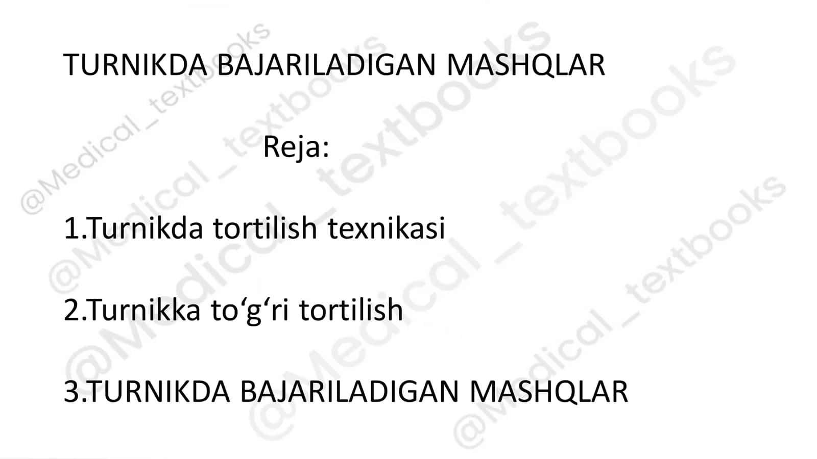 Turnikda tortilish texnikasi 3