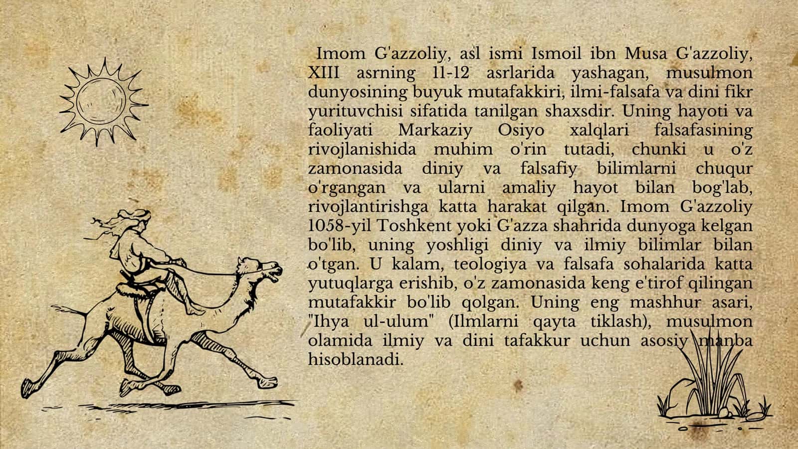 Imom G’azzoliyning Falsafiy Qarashlari 3
