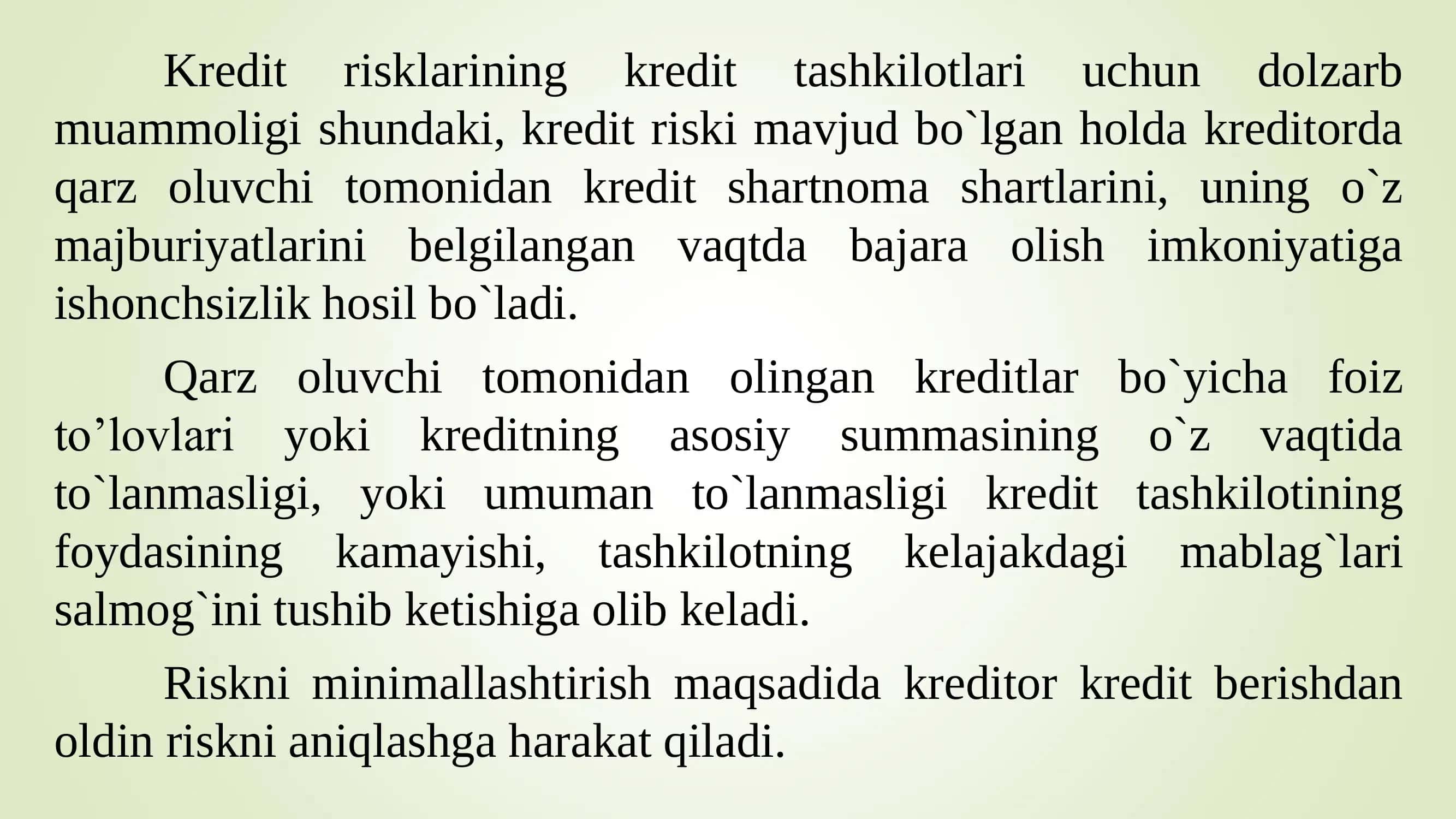 Kredit Riski va Uning Menejerlari 3
