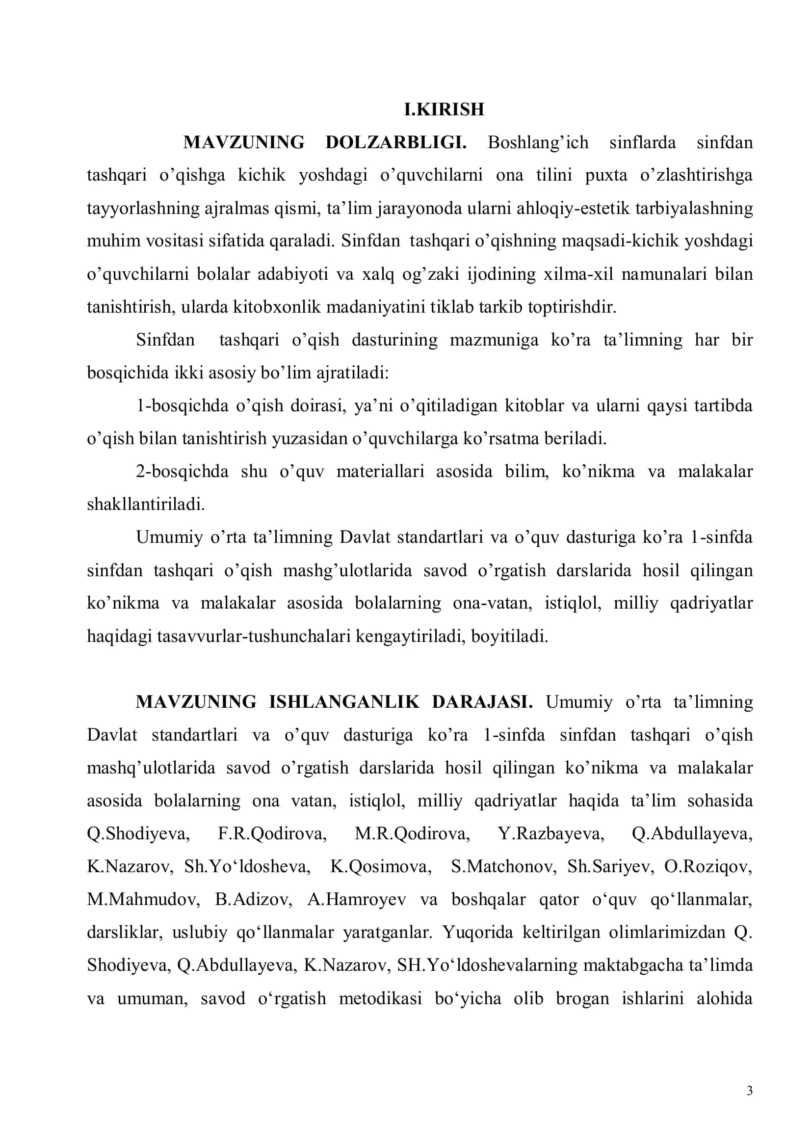 Ona tili o’qitish metodikasi 3