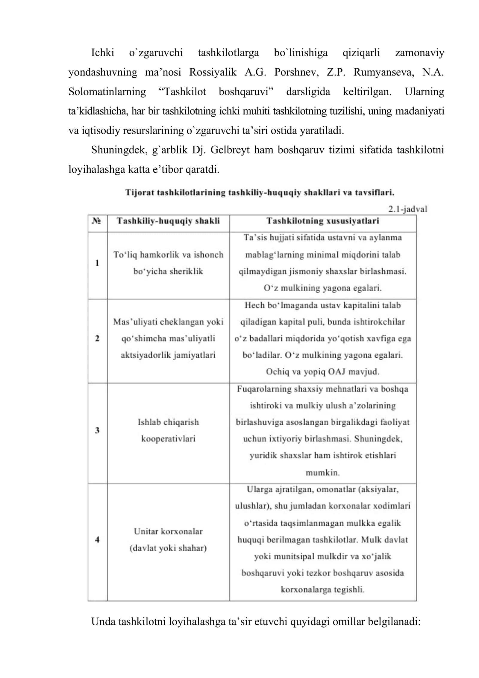 Tashkilot boshqaruv tizimi sifatida 3