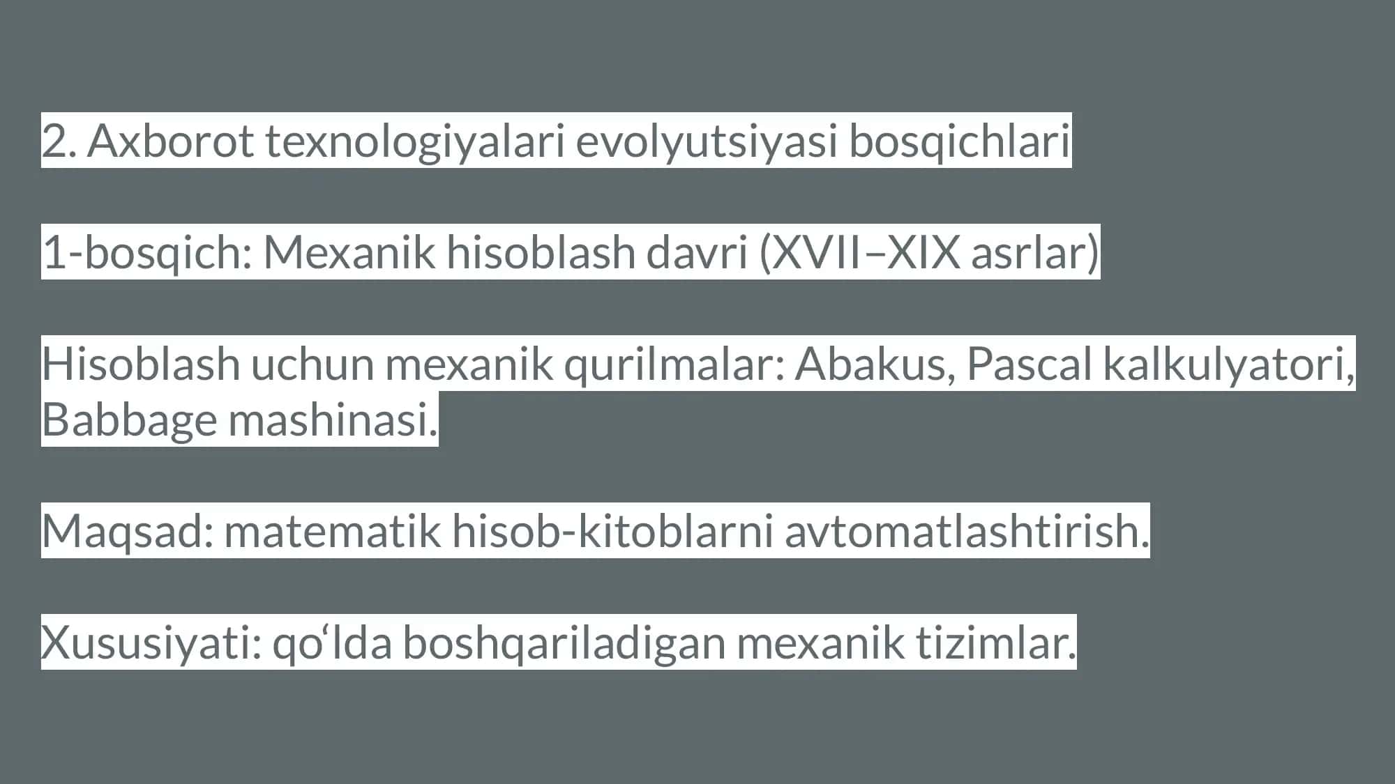 Axborot texnologiyalari evolyutsiyasi 3