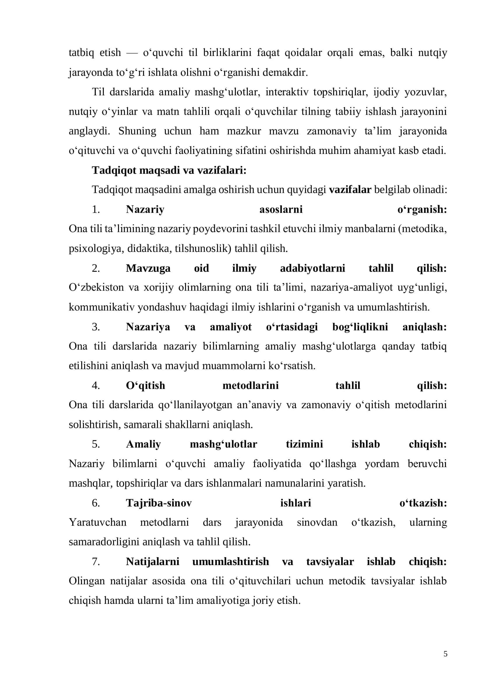 Ona tili ta'limida davlat siyosatining o'rni 3