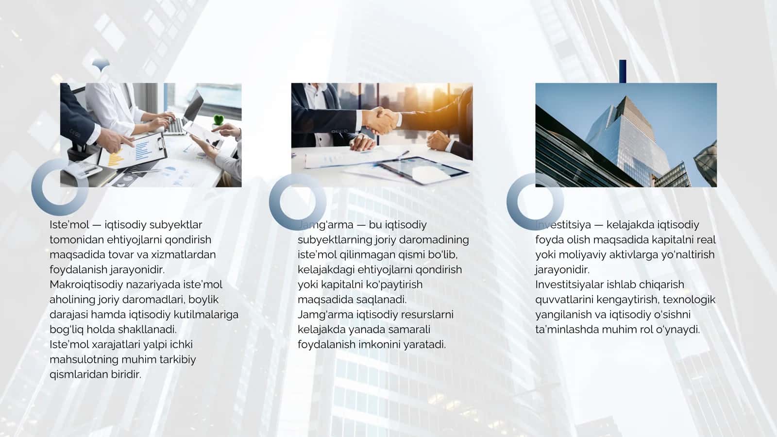 Iste’mol, jamg’arma va investitsiyalar 3