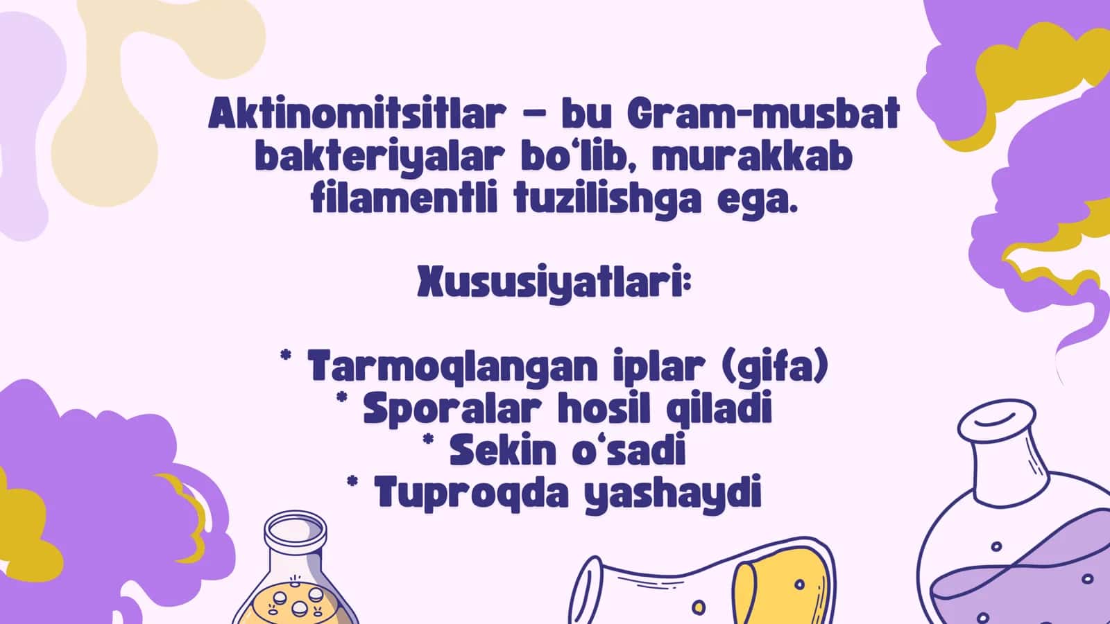 Aktinomitsitlar va ularga yaqin organizmlar 3