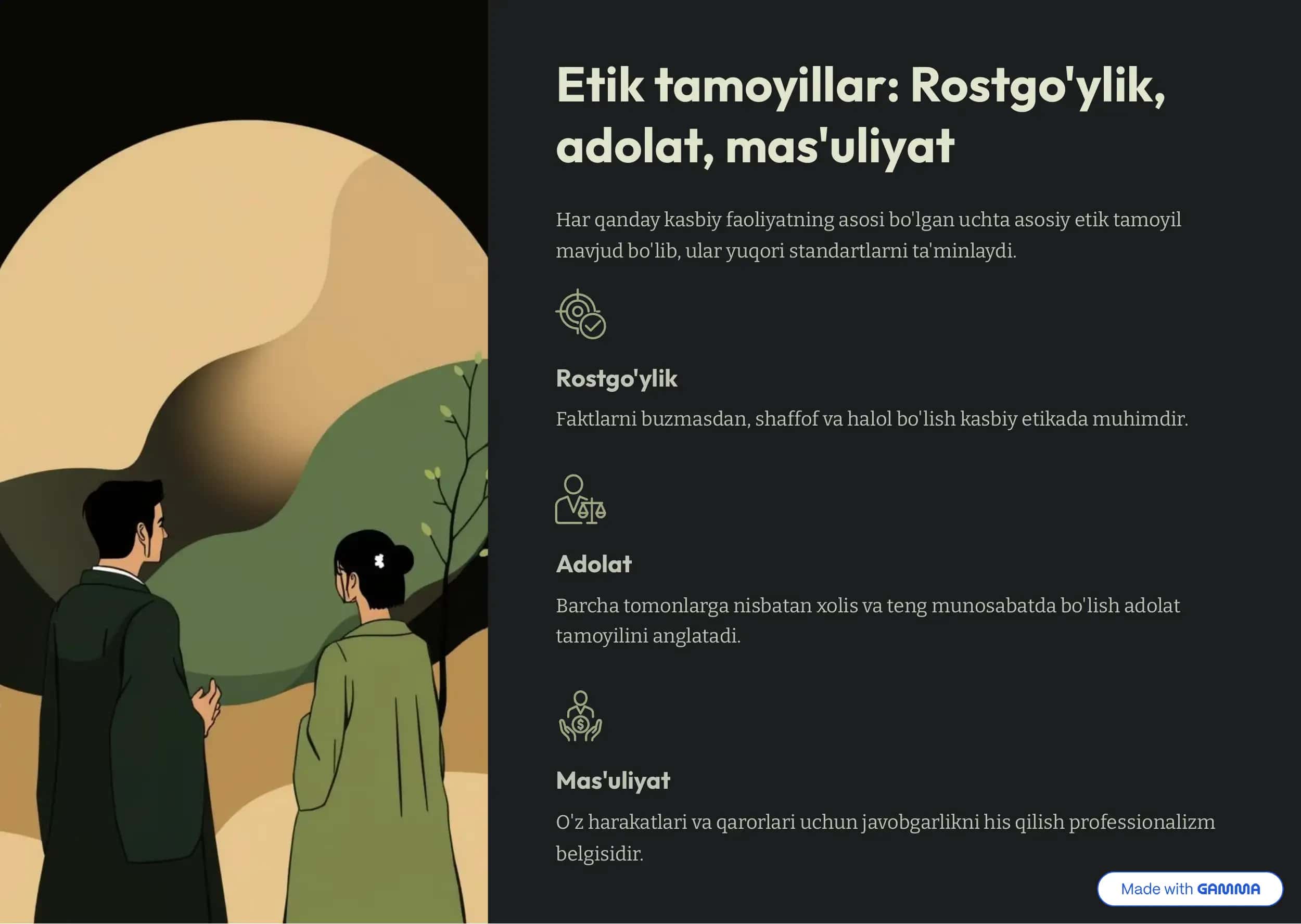 Kasb etikasi: Muvaffaqiyat kaliti 3