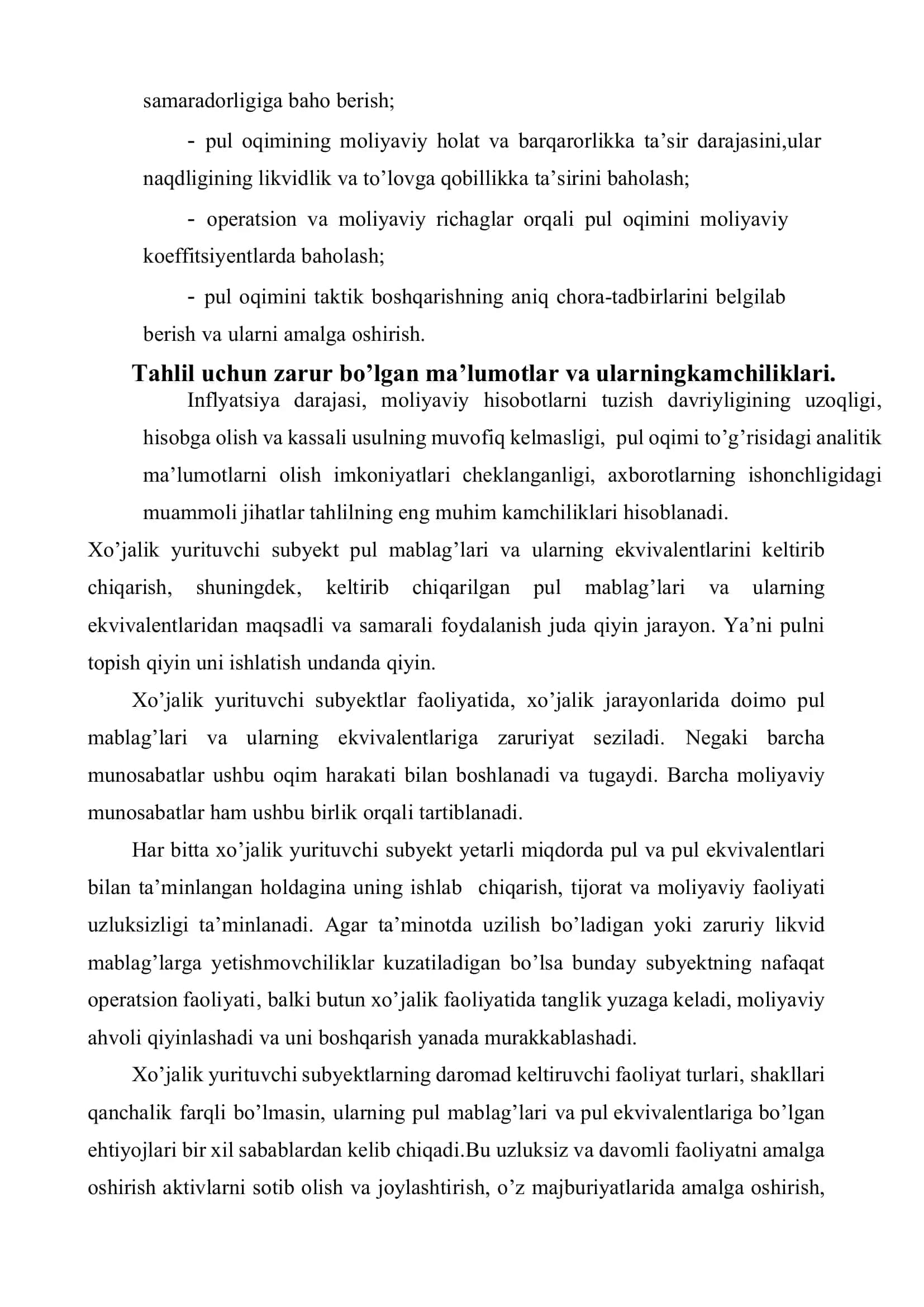 Pul oqimlari 3