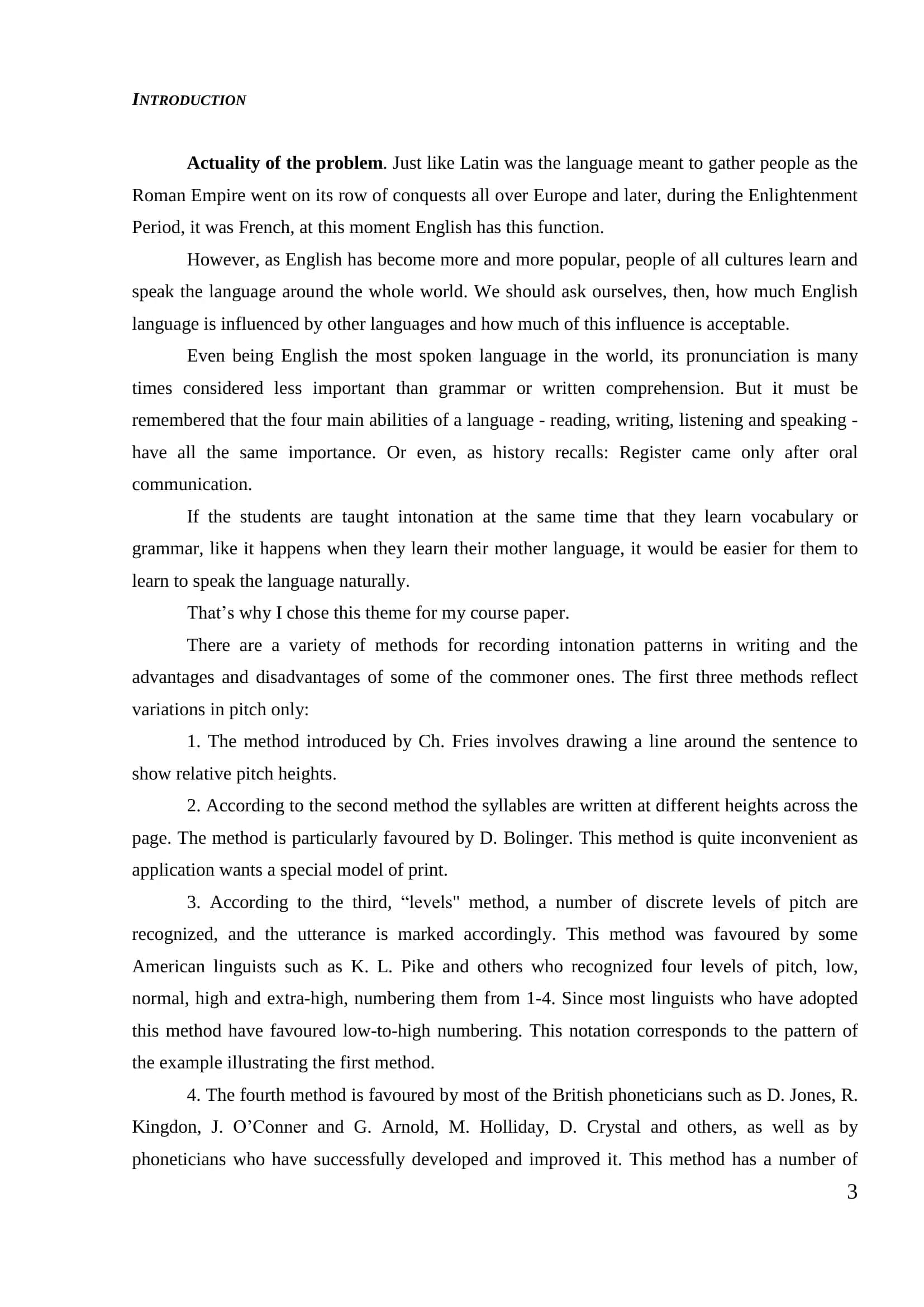English Intonation and its definition 3