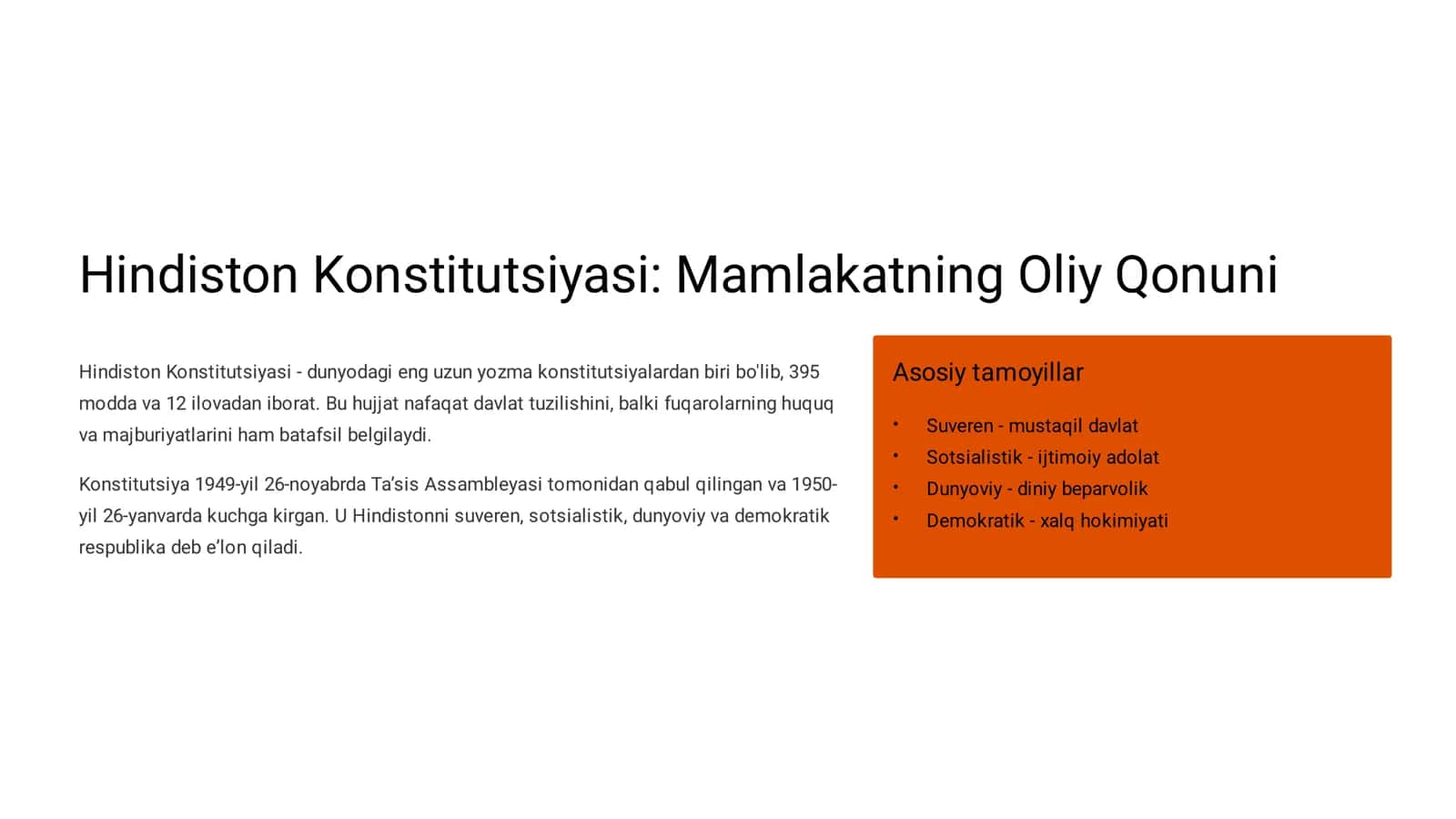 Hindiston Respublikasi: Davlat Boshqaruvi Tizimi 3