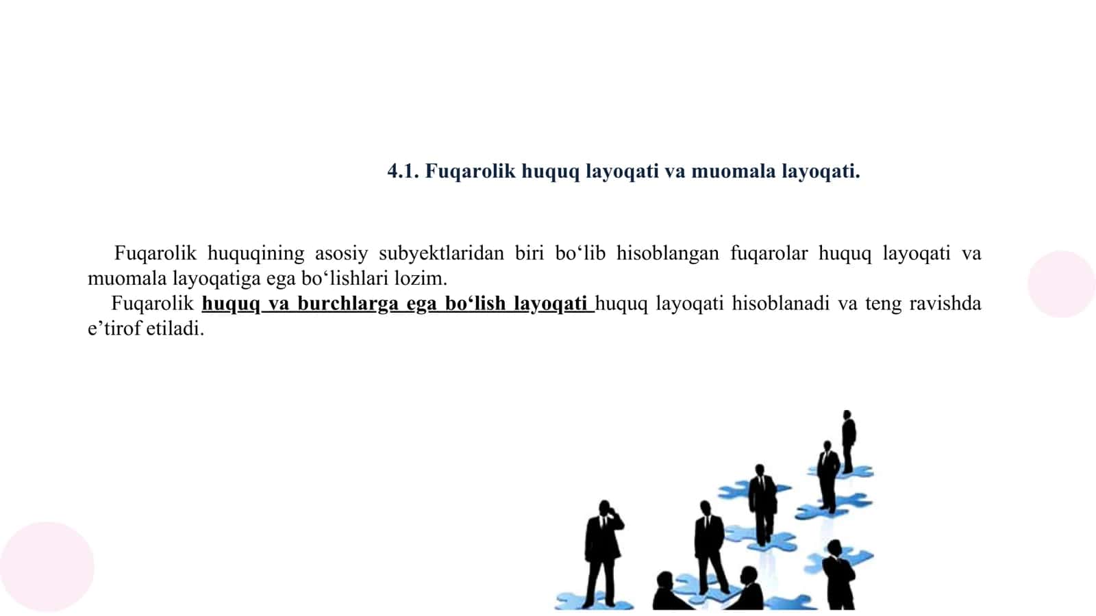 Fuqarolik huquqiga kirish 3