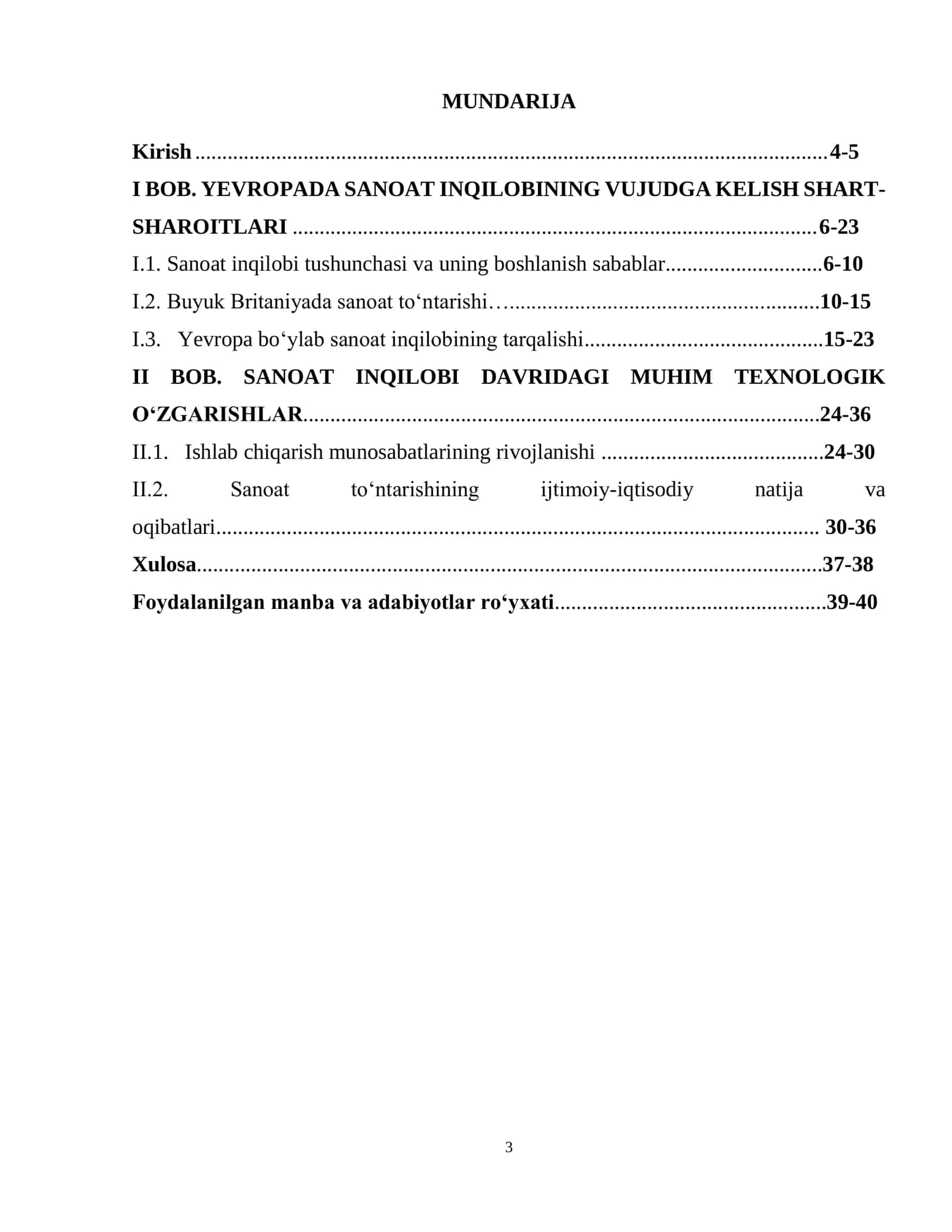 Yevropada sanoat inqilobi 3