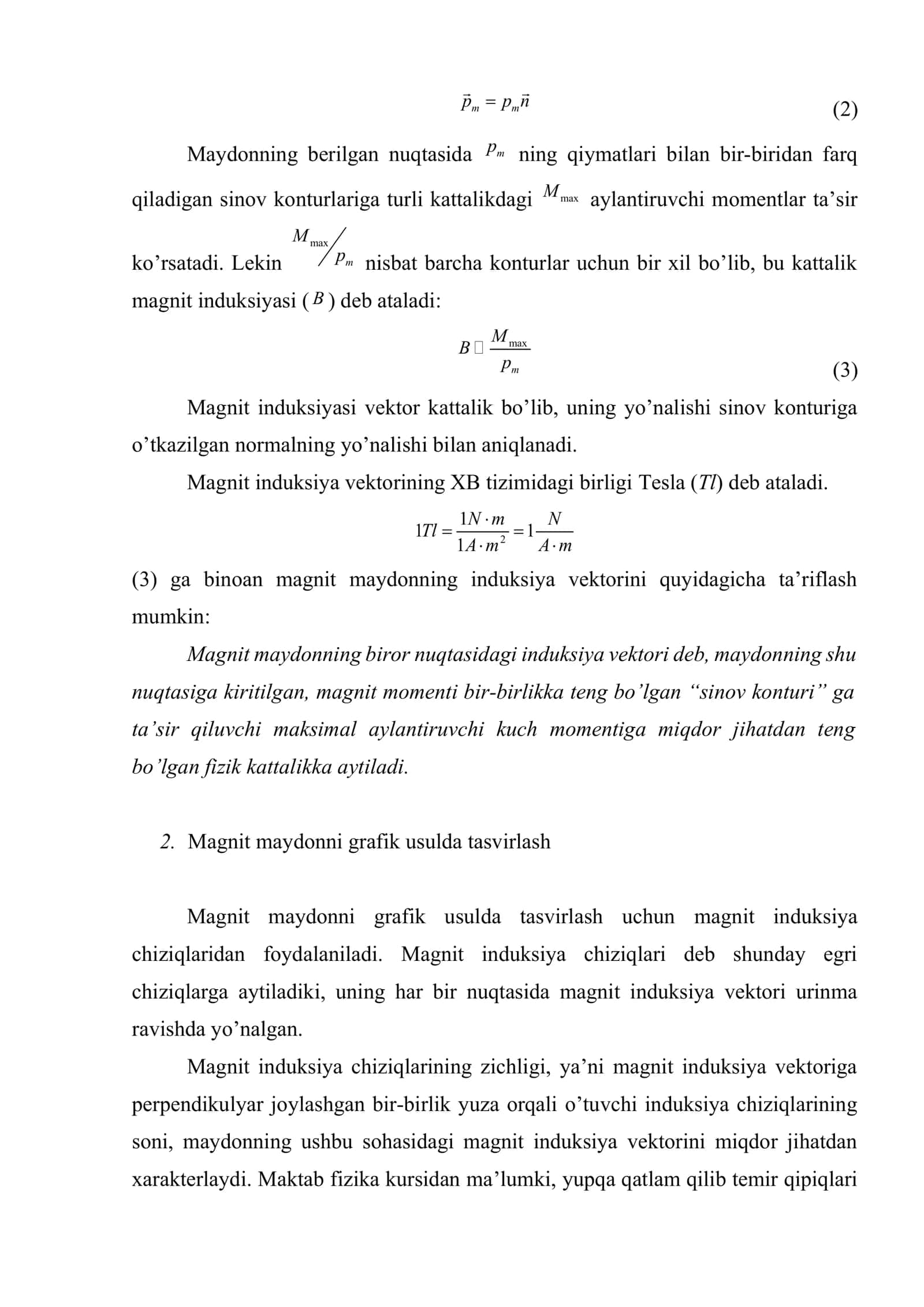 Magnit maydonning tokli konturga ta'siri 3