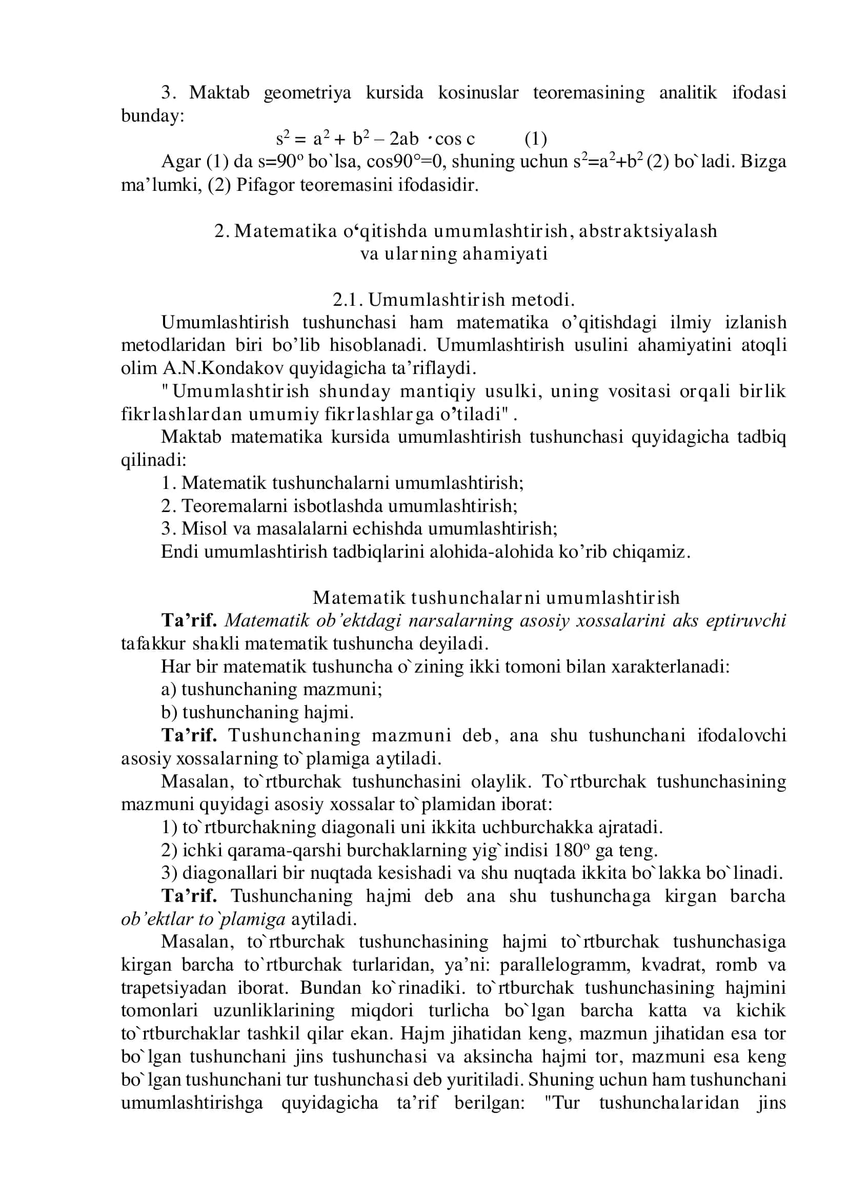 Matematika o‘qitishda induksiya, deduksiya 3