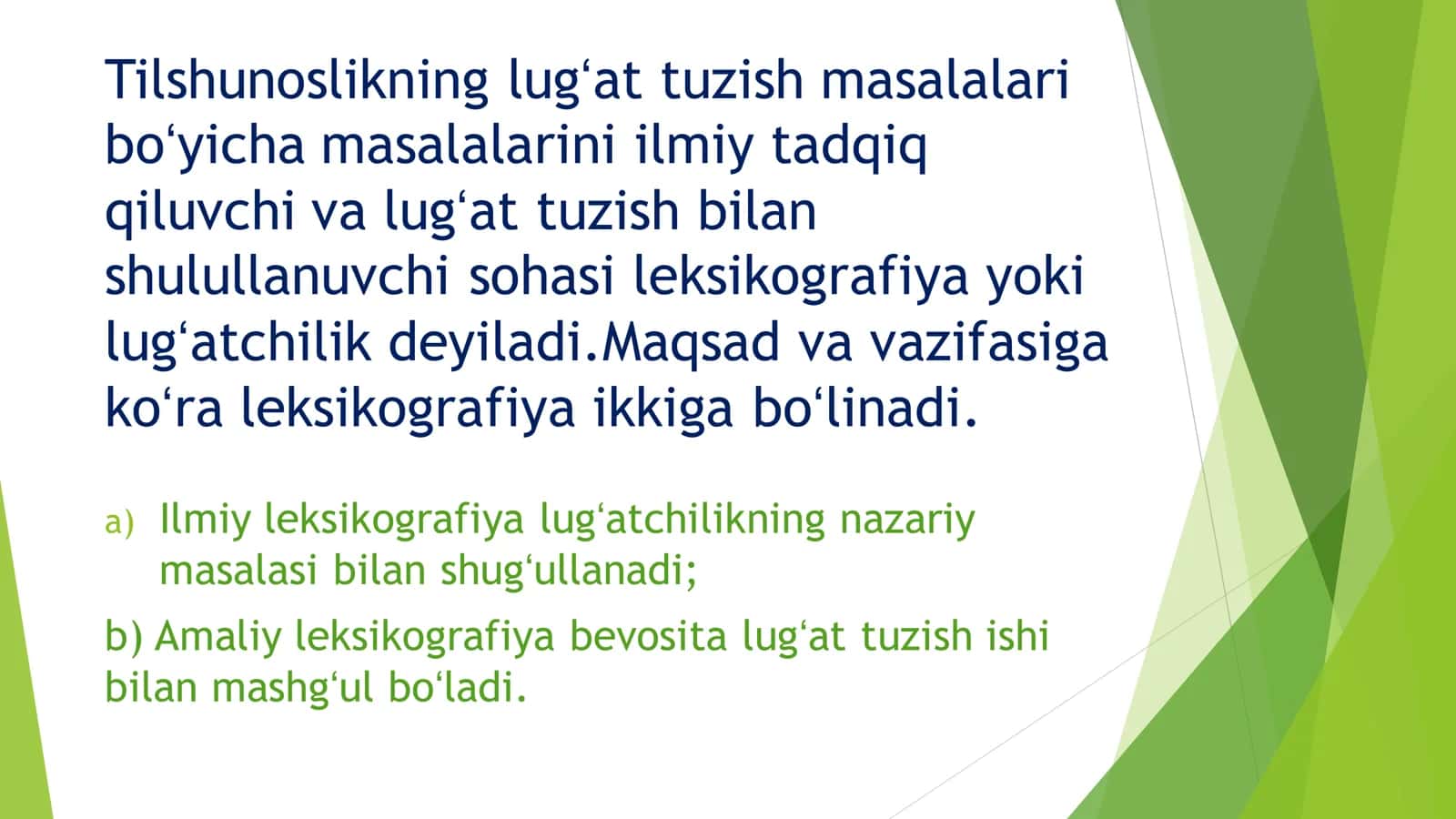 Oʻzbek lugʻatchiligi muammolari 3