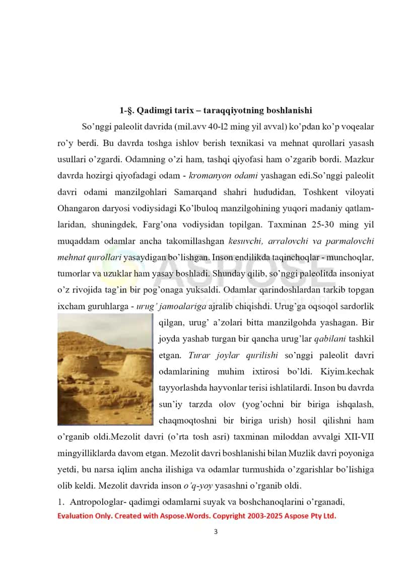 Qadimgi dunyo tarixi konspektlar 3