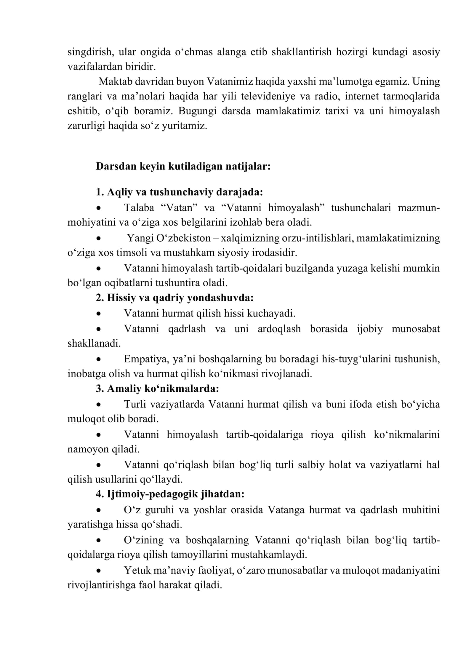 “Mardlar qo‘riqlaydi Vatanni” dars ishlanma 3