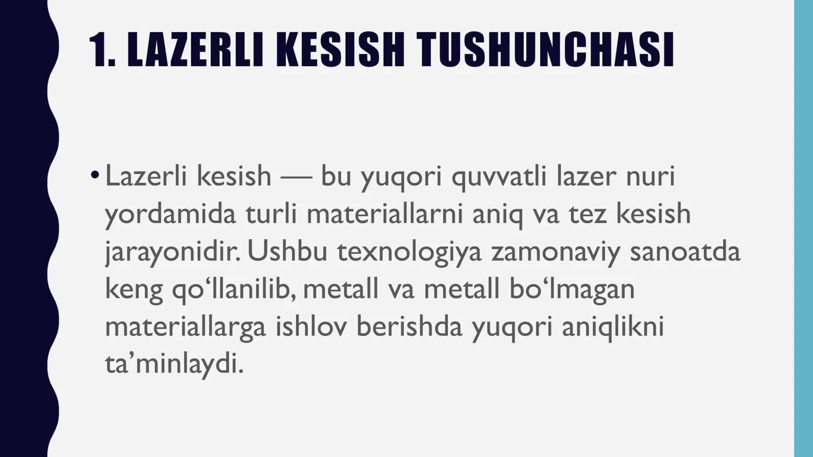 LAZERLI KESISHNING MOHIYATI 3