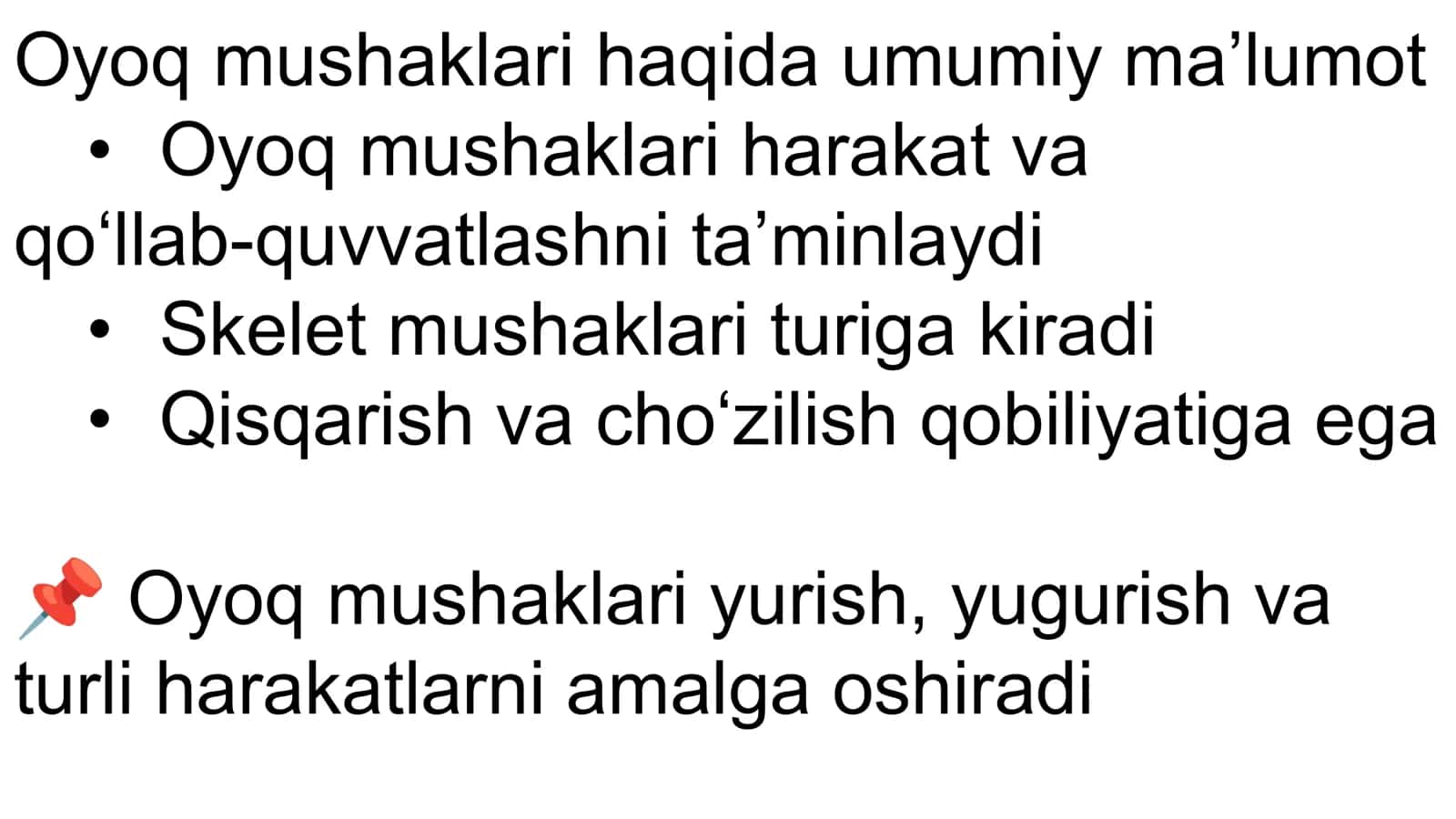 Oyoq mushaklari va ularning vazifalari 3