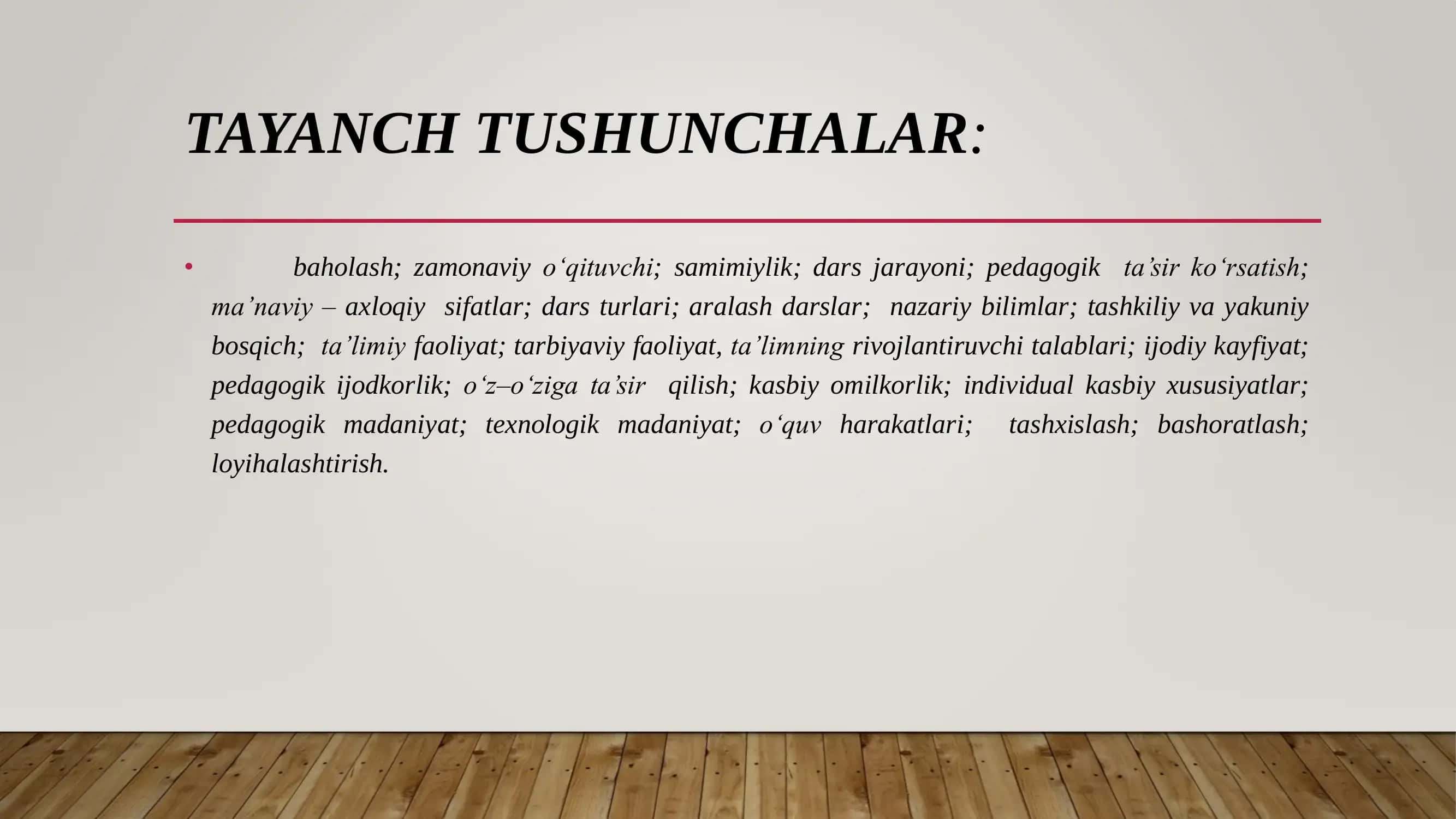 O‘qituvchining ta’lim jarayonidagi mahorati 3