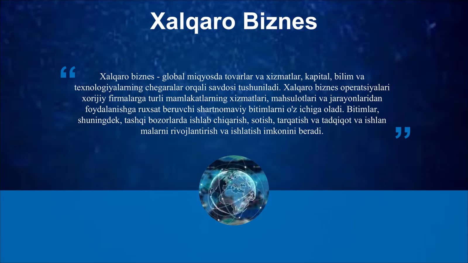 Xalqaro Biznes 3