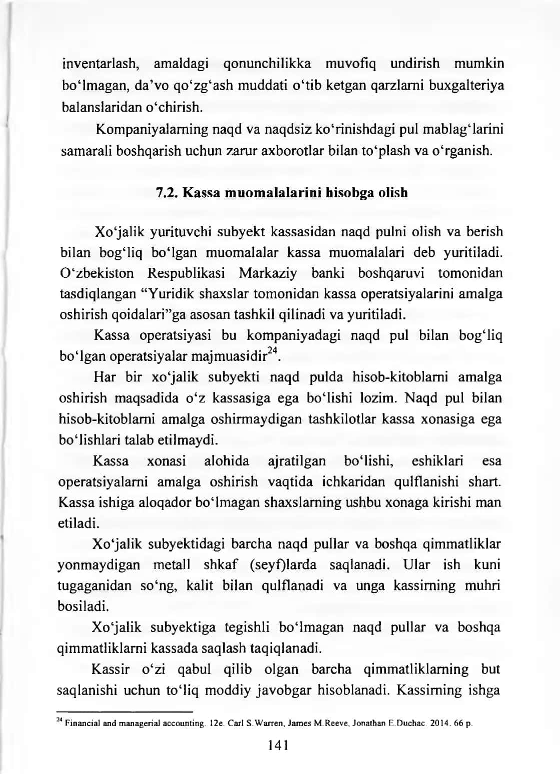 BOB. PUL MABLAG‘LARI VA VALYUTA OPERATSIYALARI HISOBI 3