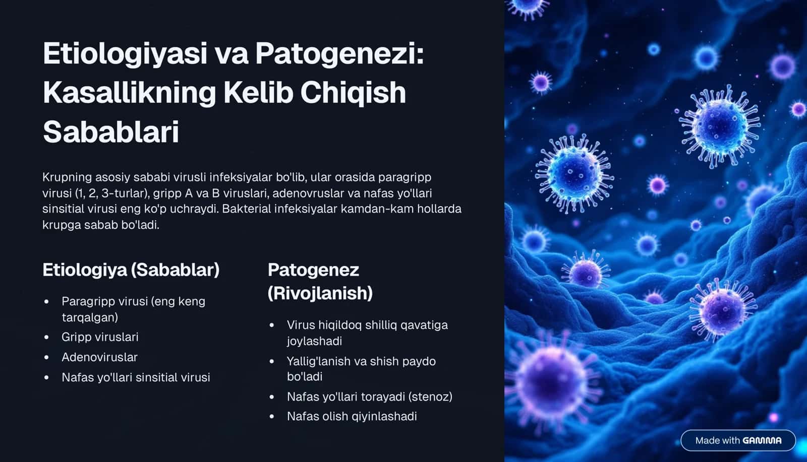 Stenozlanuvchi Laringotraxeit: Keng 3