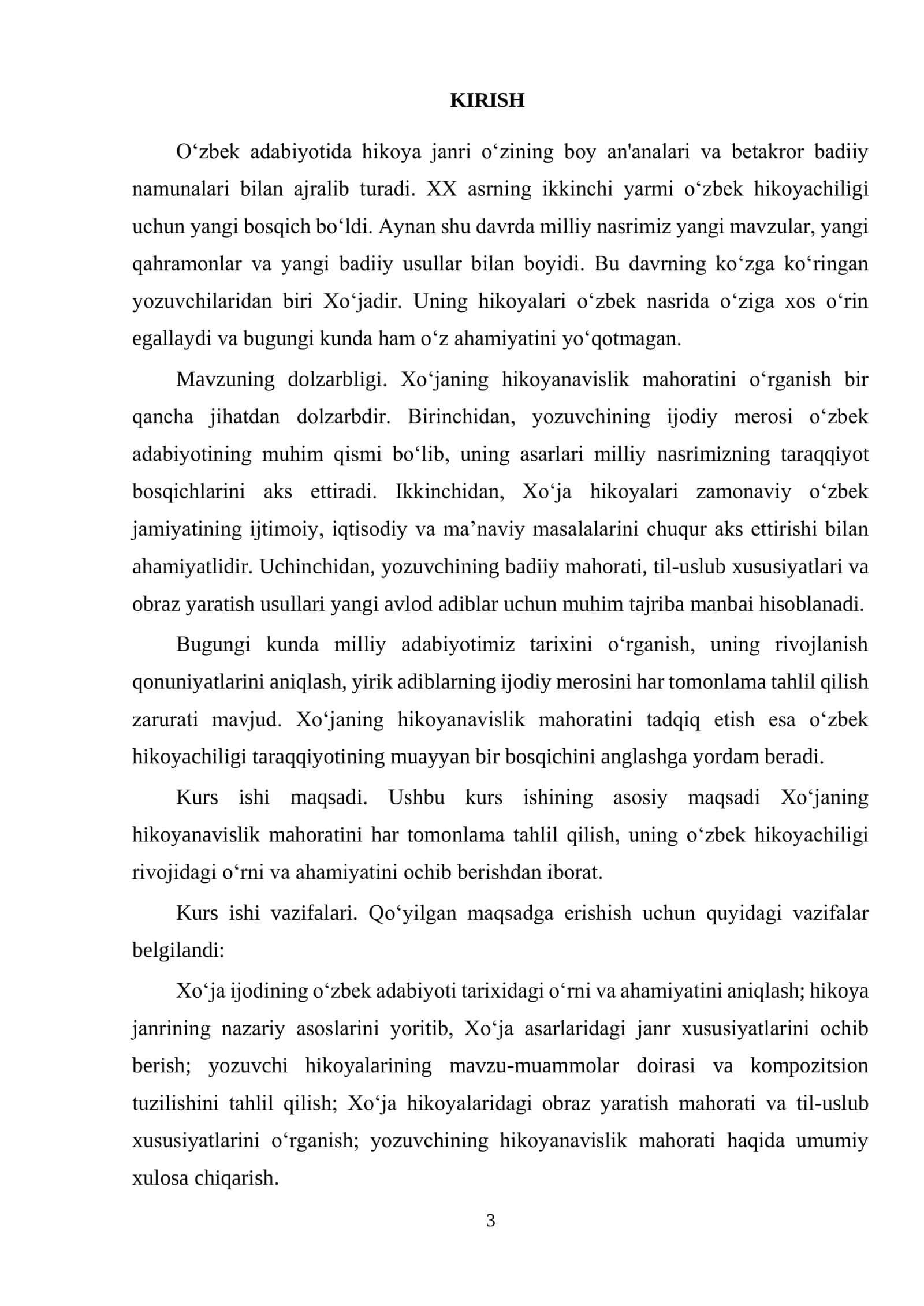 Xo‘janing hikoyanavislik mahorati 3