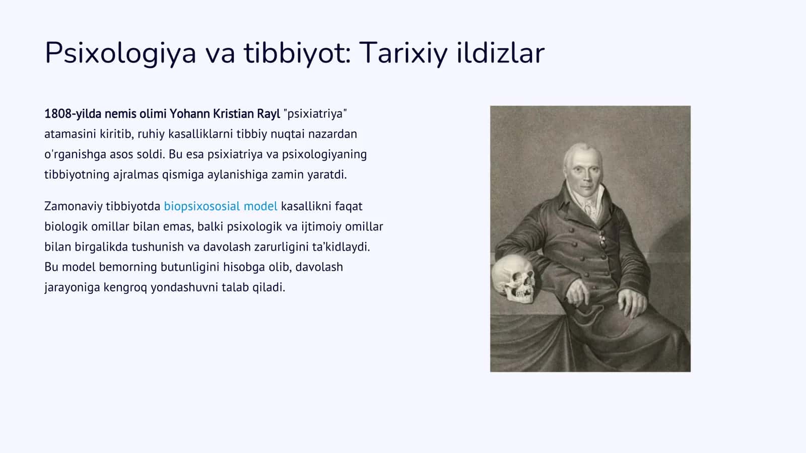 Psixologiya fanining tibbiyotda tutgan o'rni 3