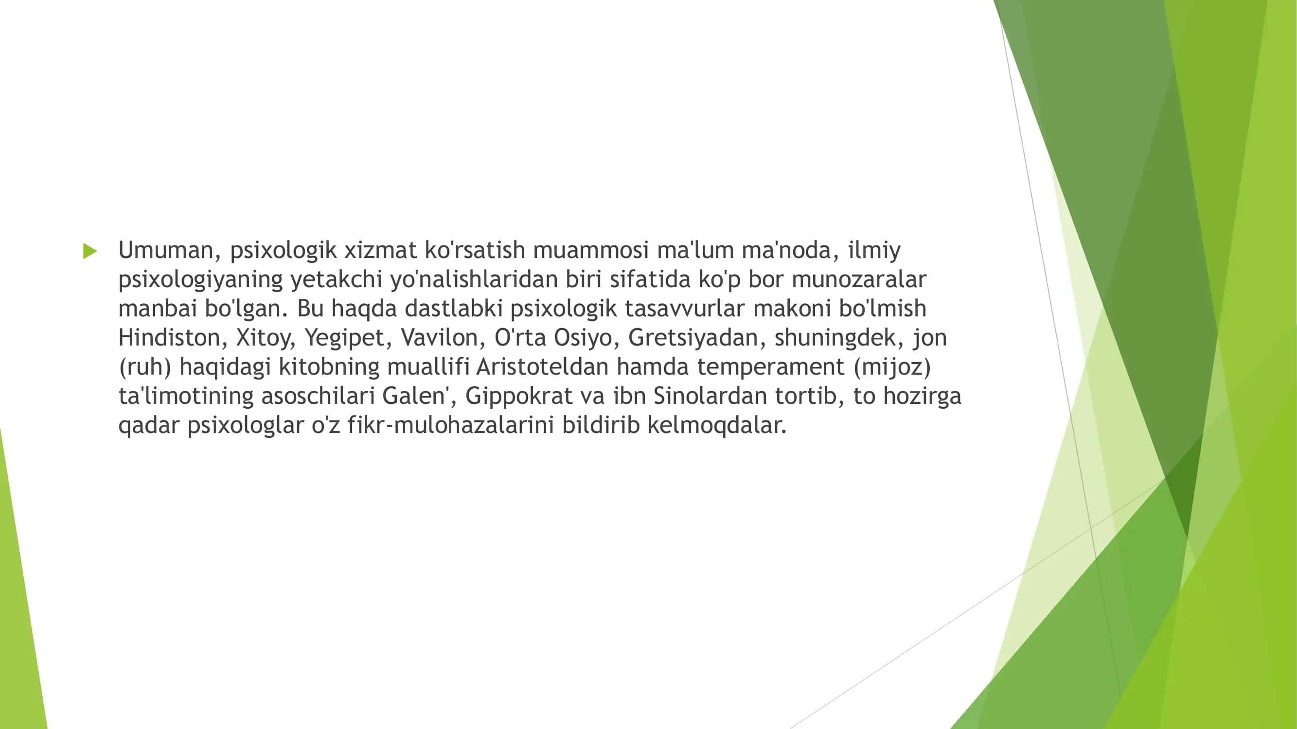 Psixologik xizmatni tashkil etish muammolari 3