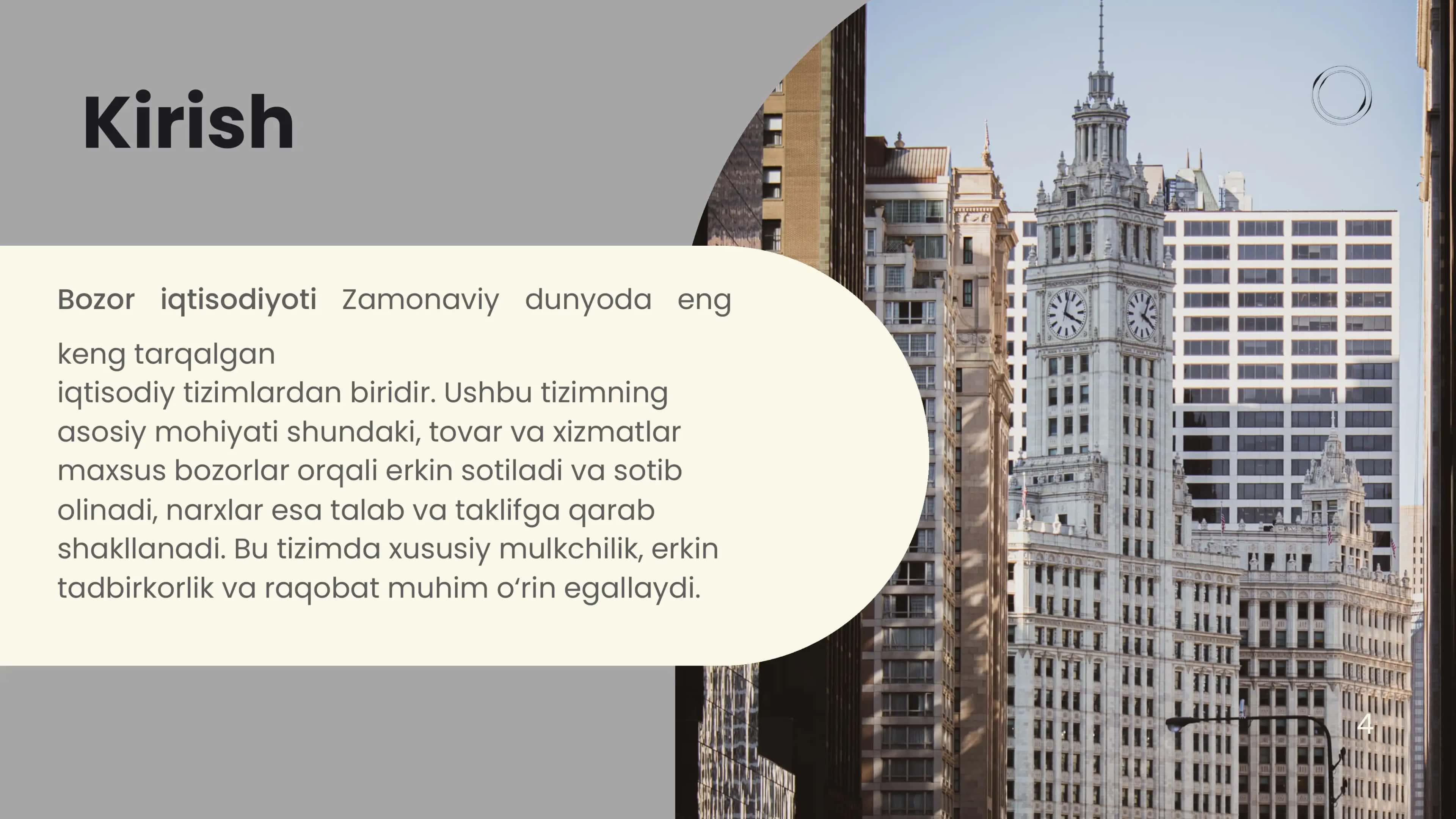Bozor iqtisodiyotini 3