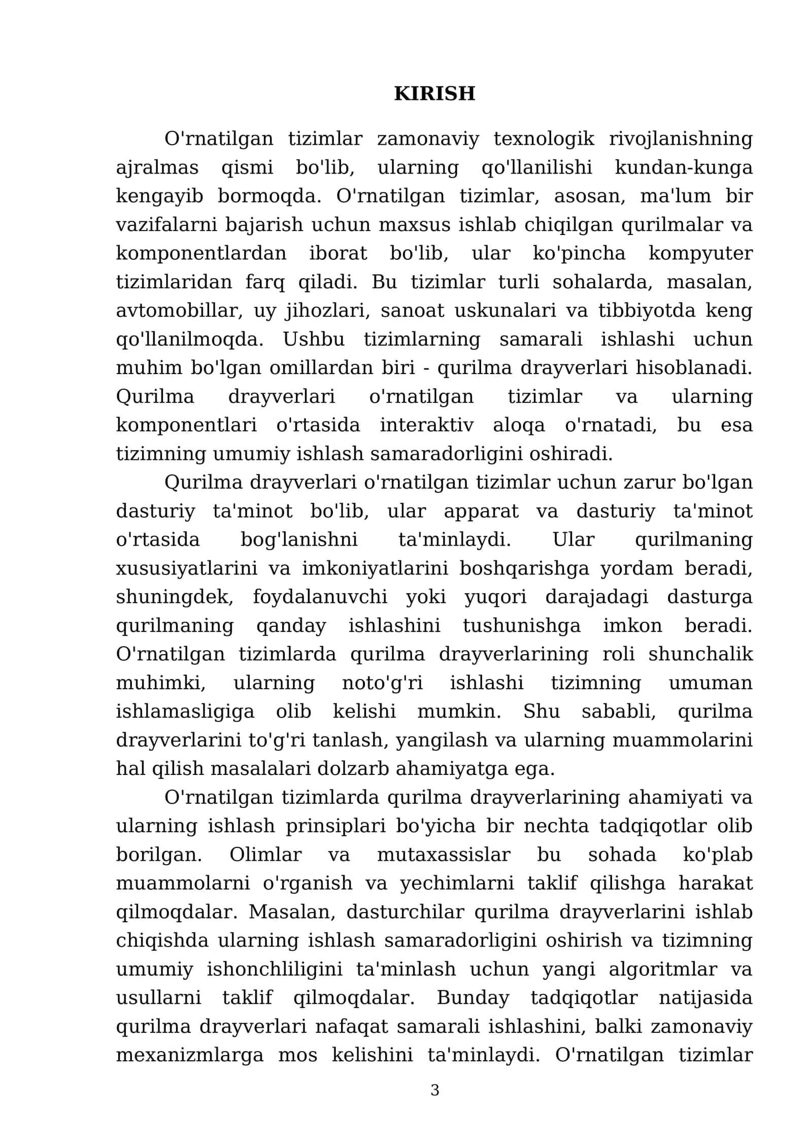 O'rnatilgan tizimlarda qurilma drayverlari 3