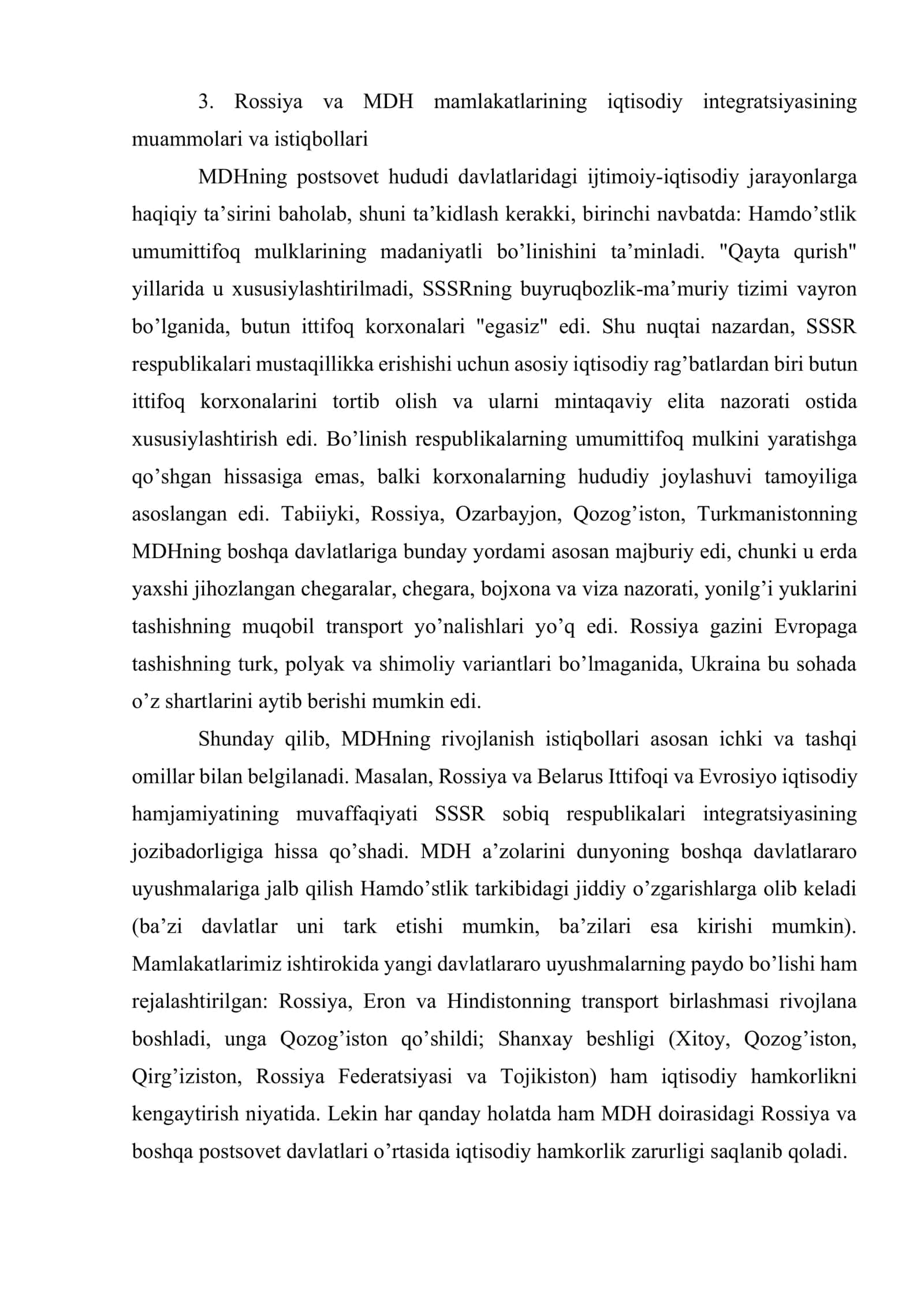Davlatning barqarorlashtirish siyosati 3