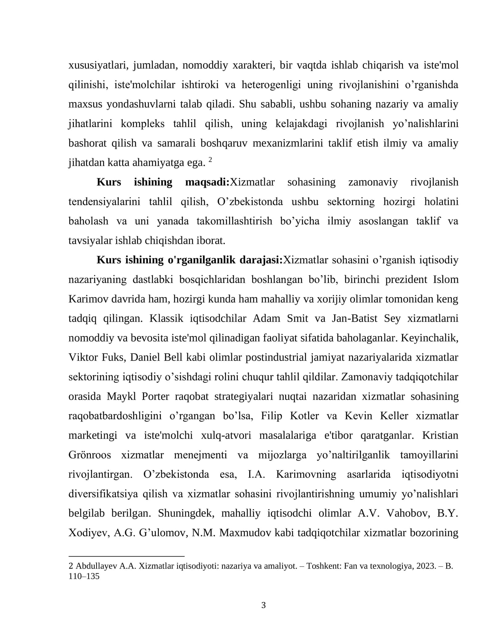 XIZMATLAR SOHASI VA UNING DINAMIK RIVOJLANISH TENDENSIYALARI 3