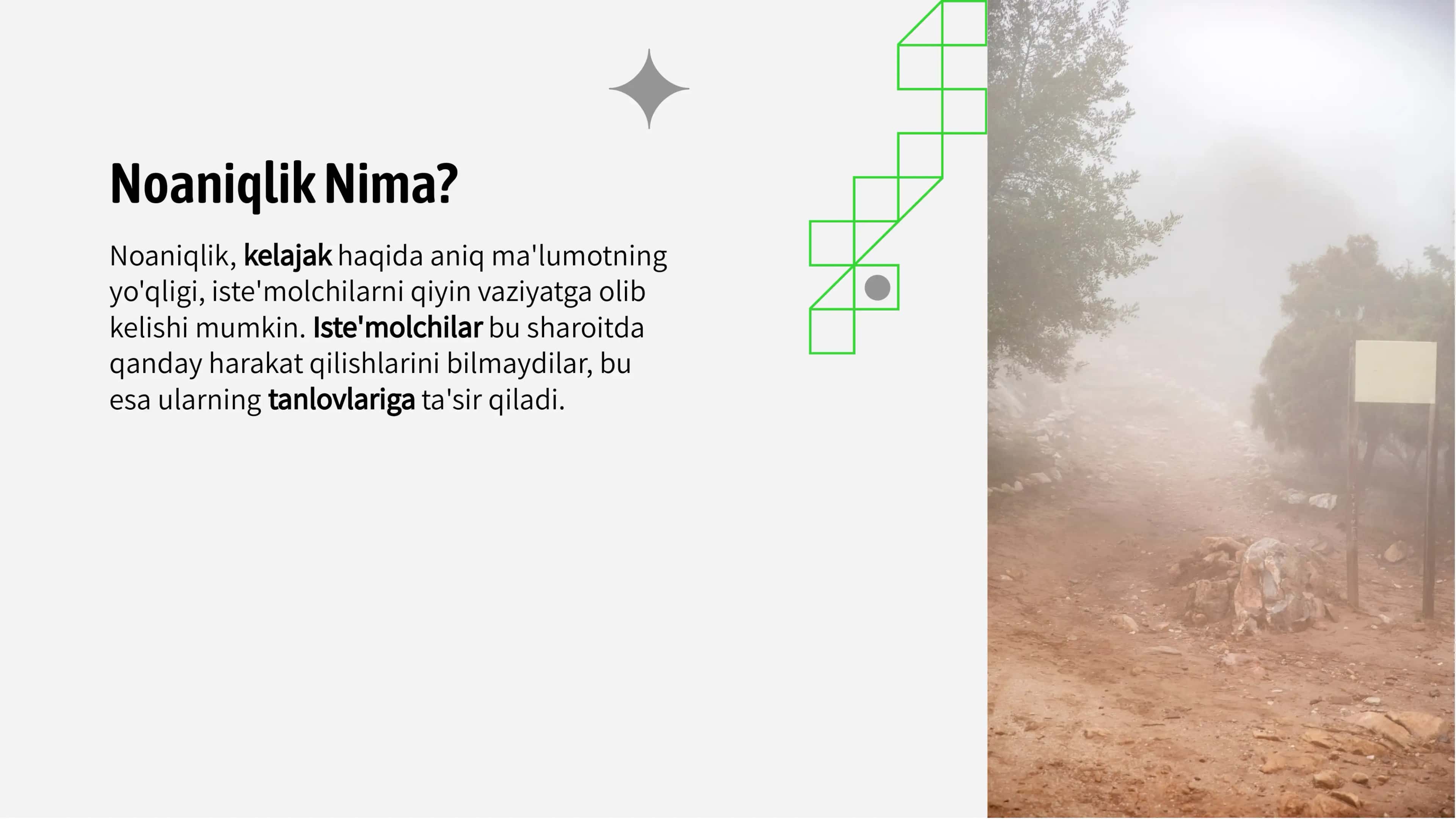 Risklar Va Imkoniyatlar: Noaniqlik 3