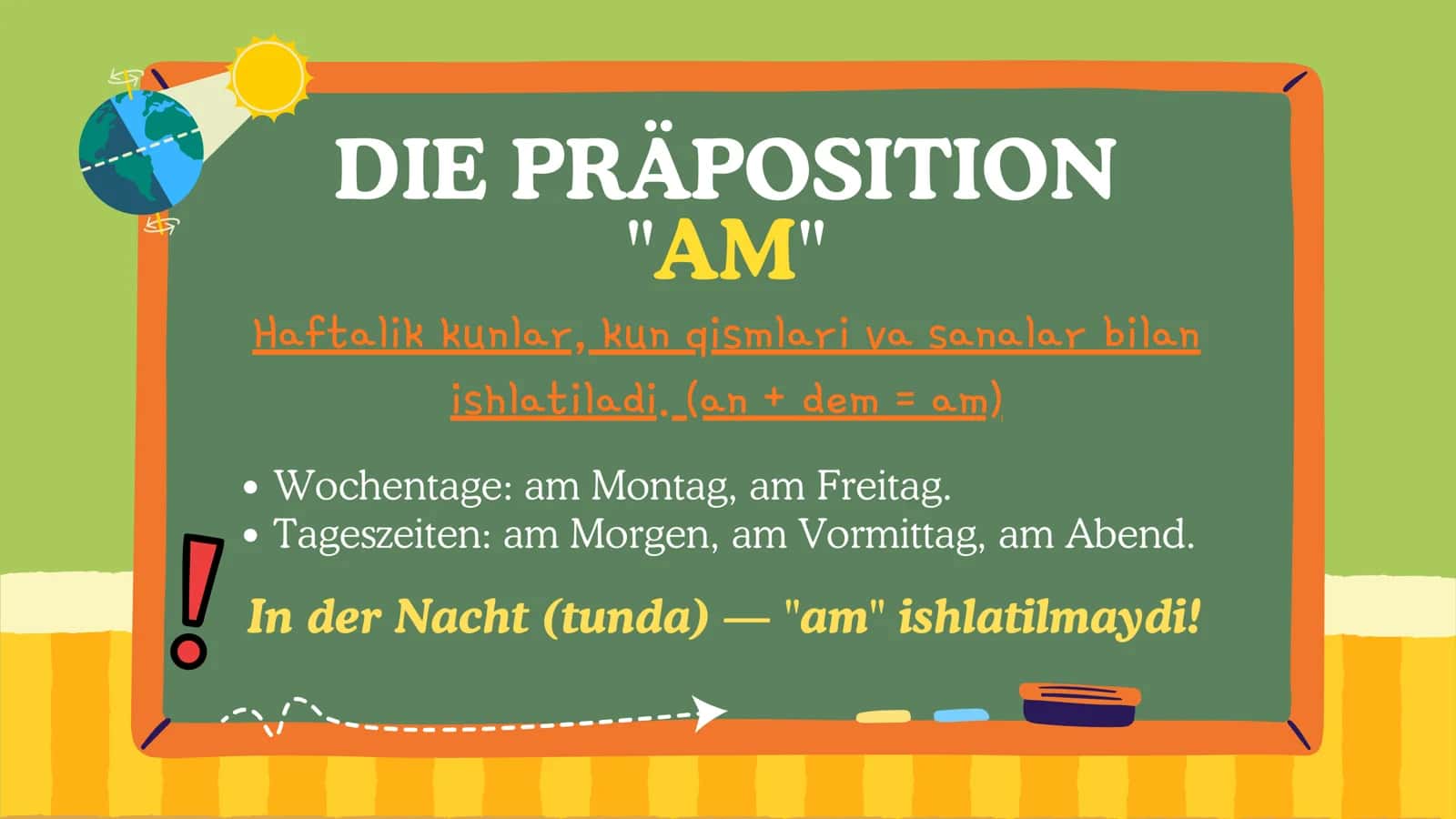 Temporale Präpositionen (am im um) 3