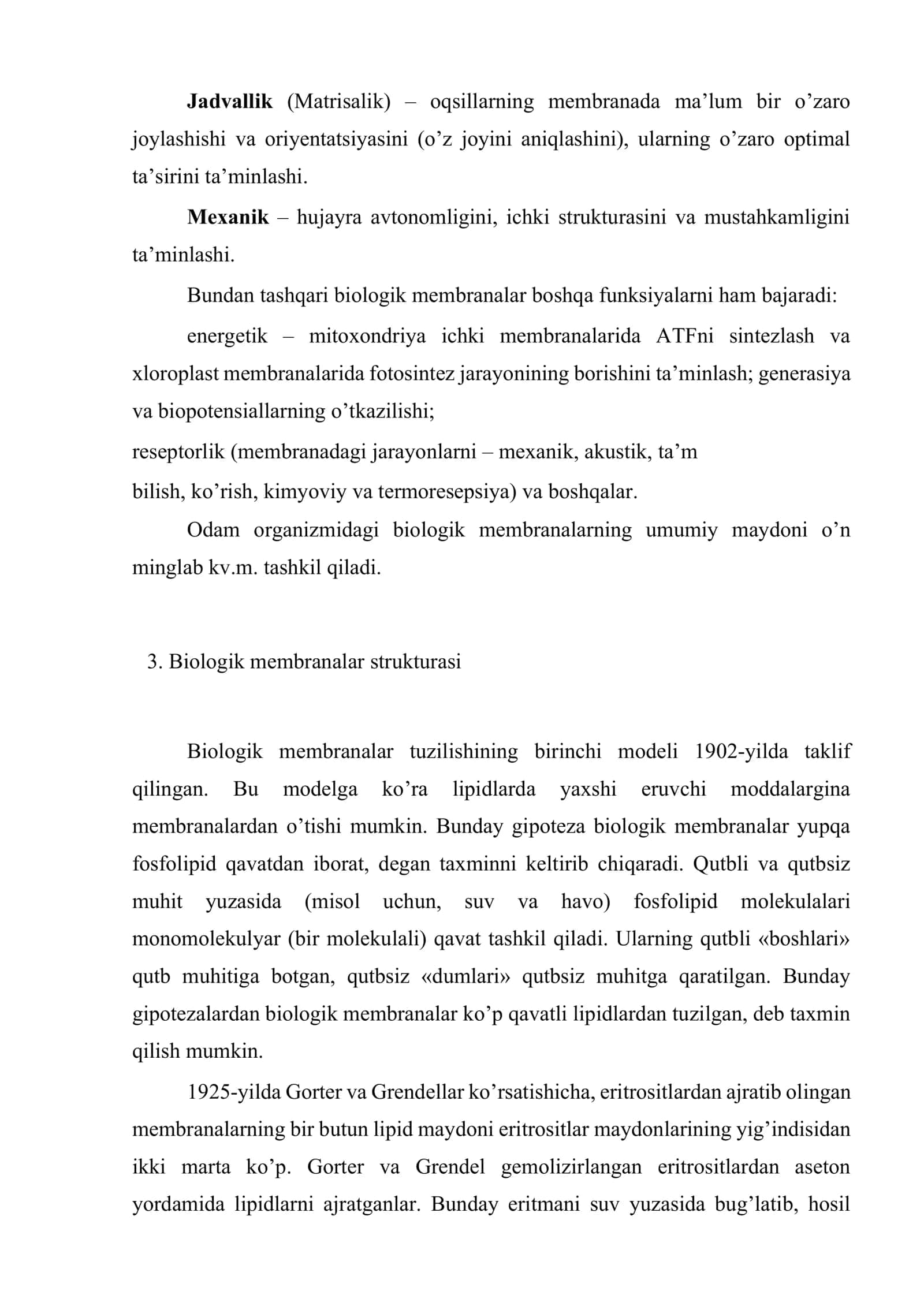 Mеmbrаnаlаr biоfizikаsi 3