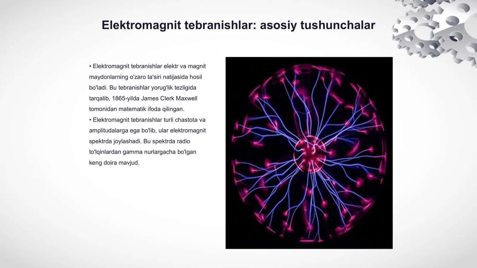 Elektromagnit tebranishlar va toʻlqinlar 3