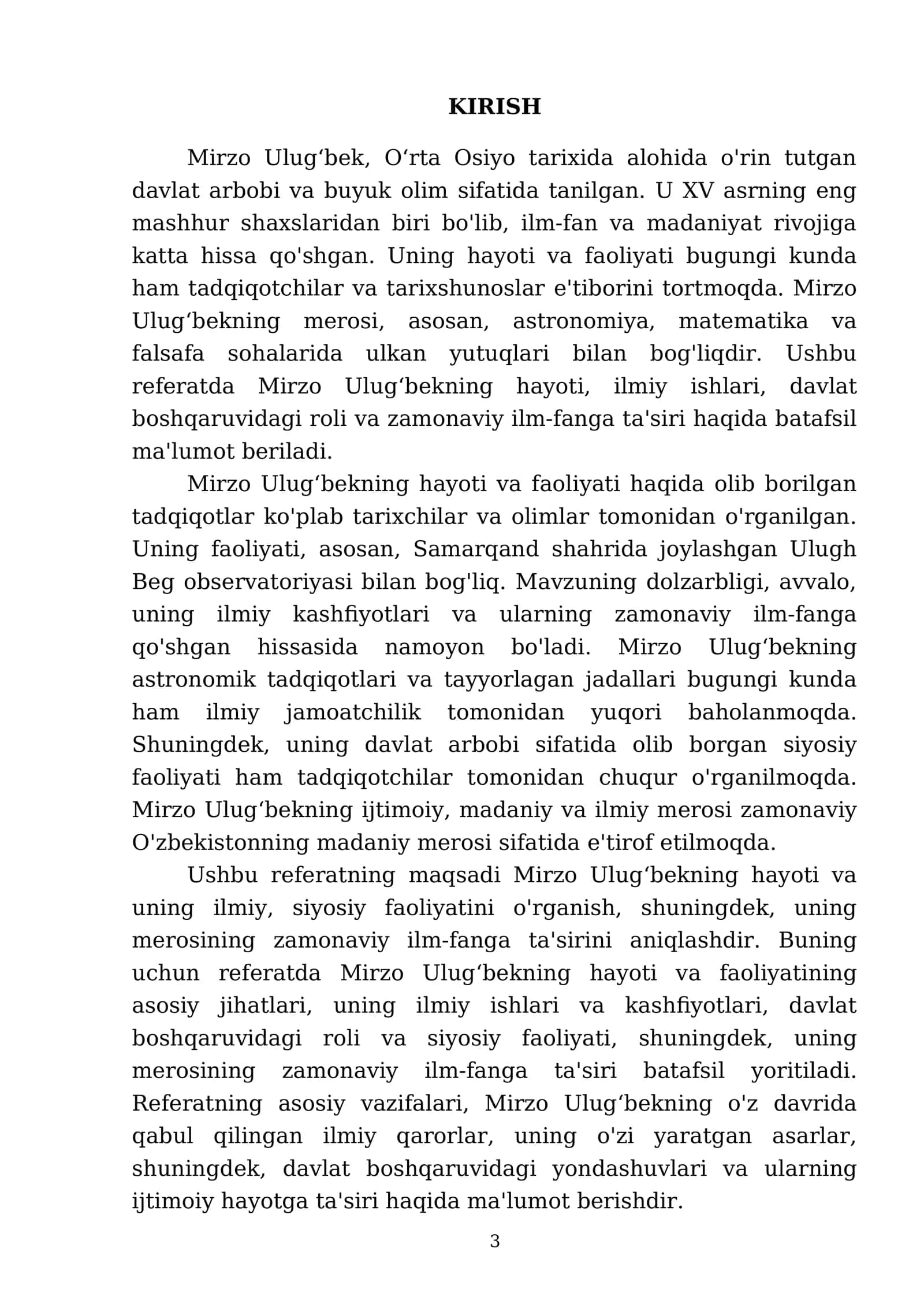 Mirzo Ulugʻbek -davlat arbobi va buyuk olim 3